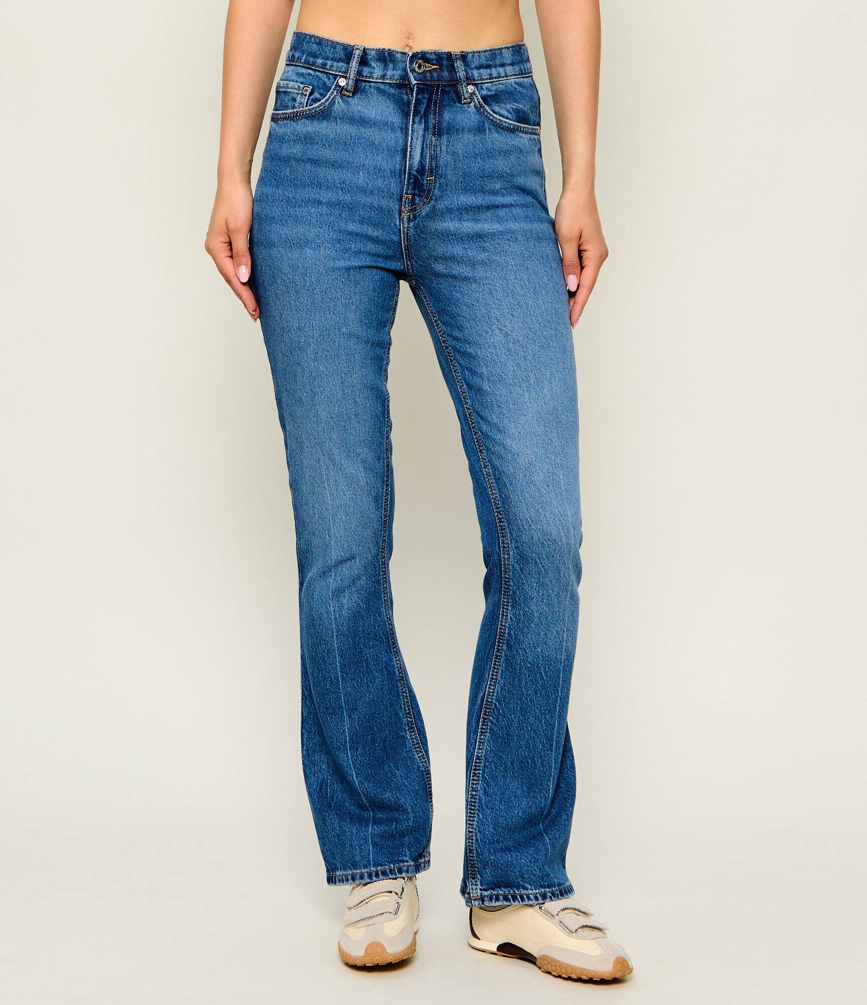 HUGO Blugi Geflare_2 | flare fit | high waist