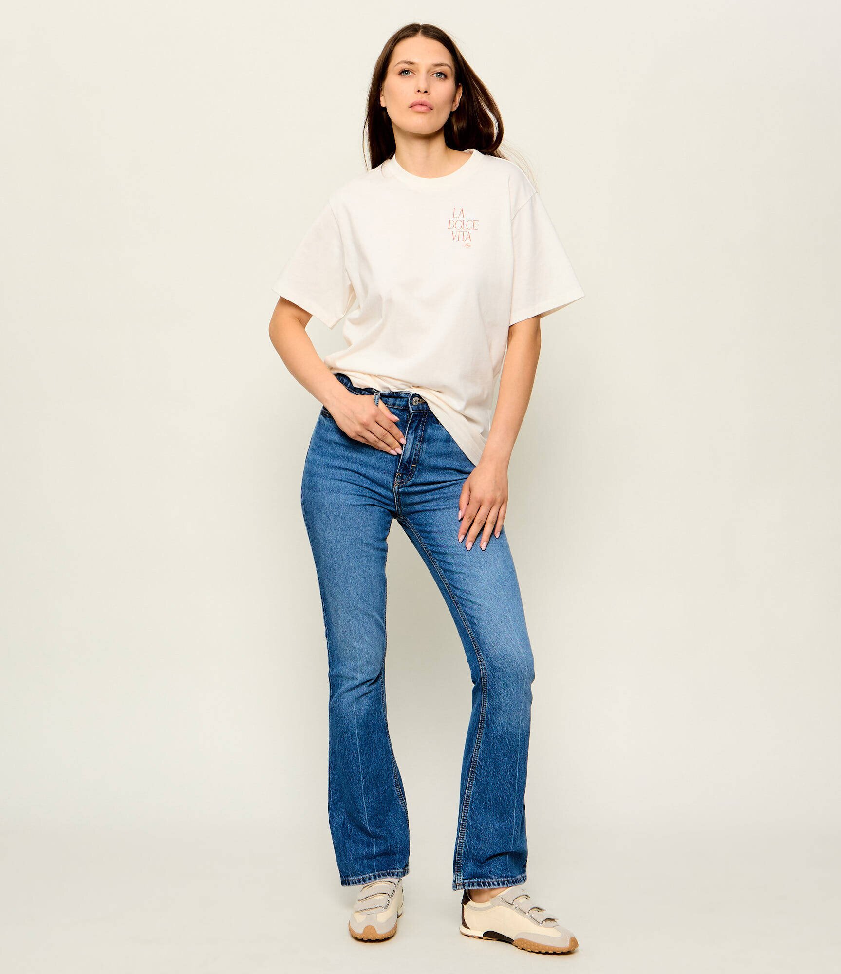 HUGO Blugi Geflare_2 | flare fit | high waist