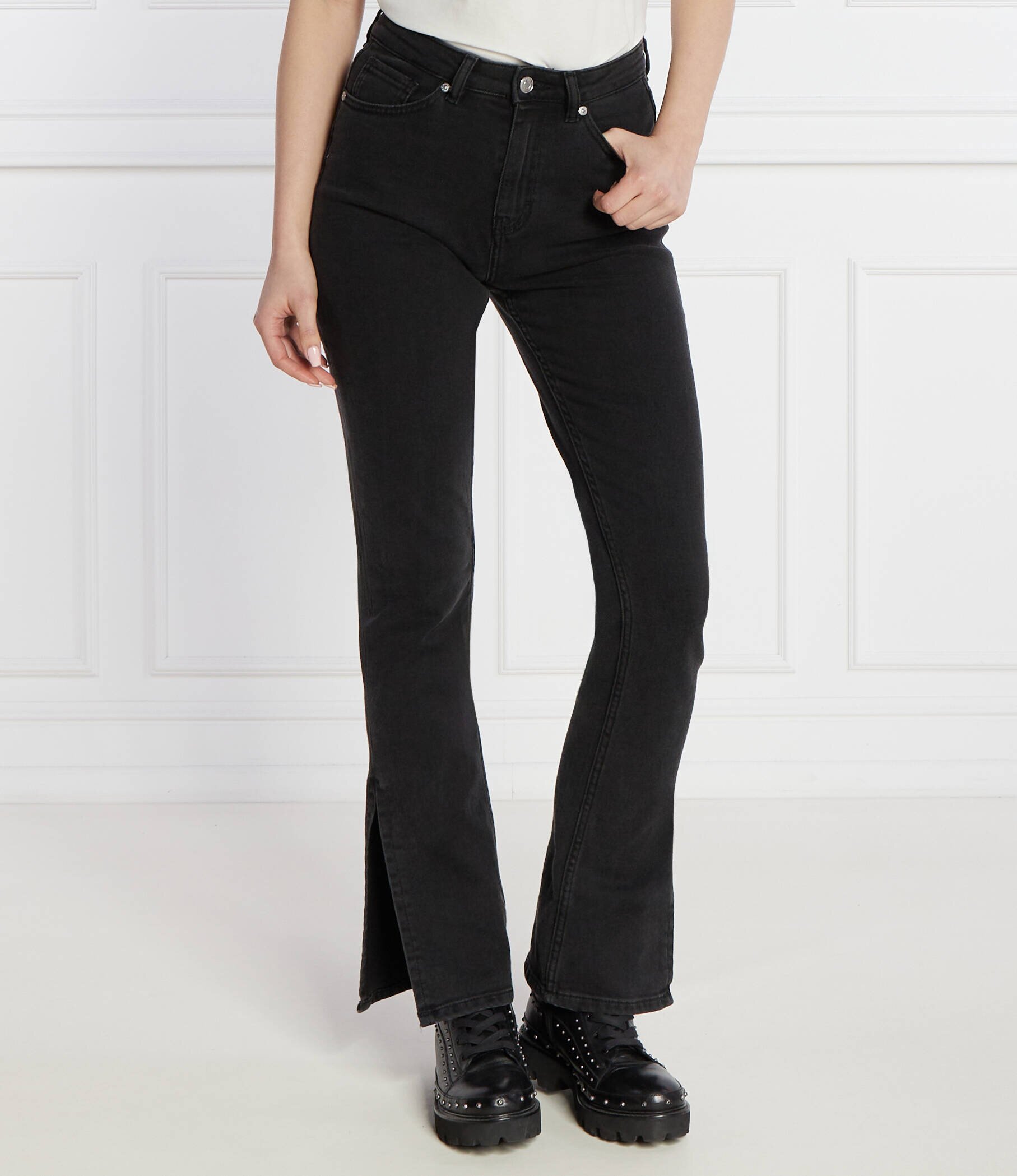 HUGO Blugi Gwendolyn_1 | flare fit | high waist