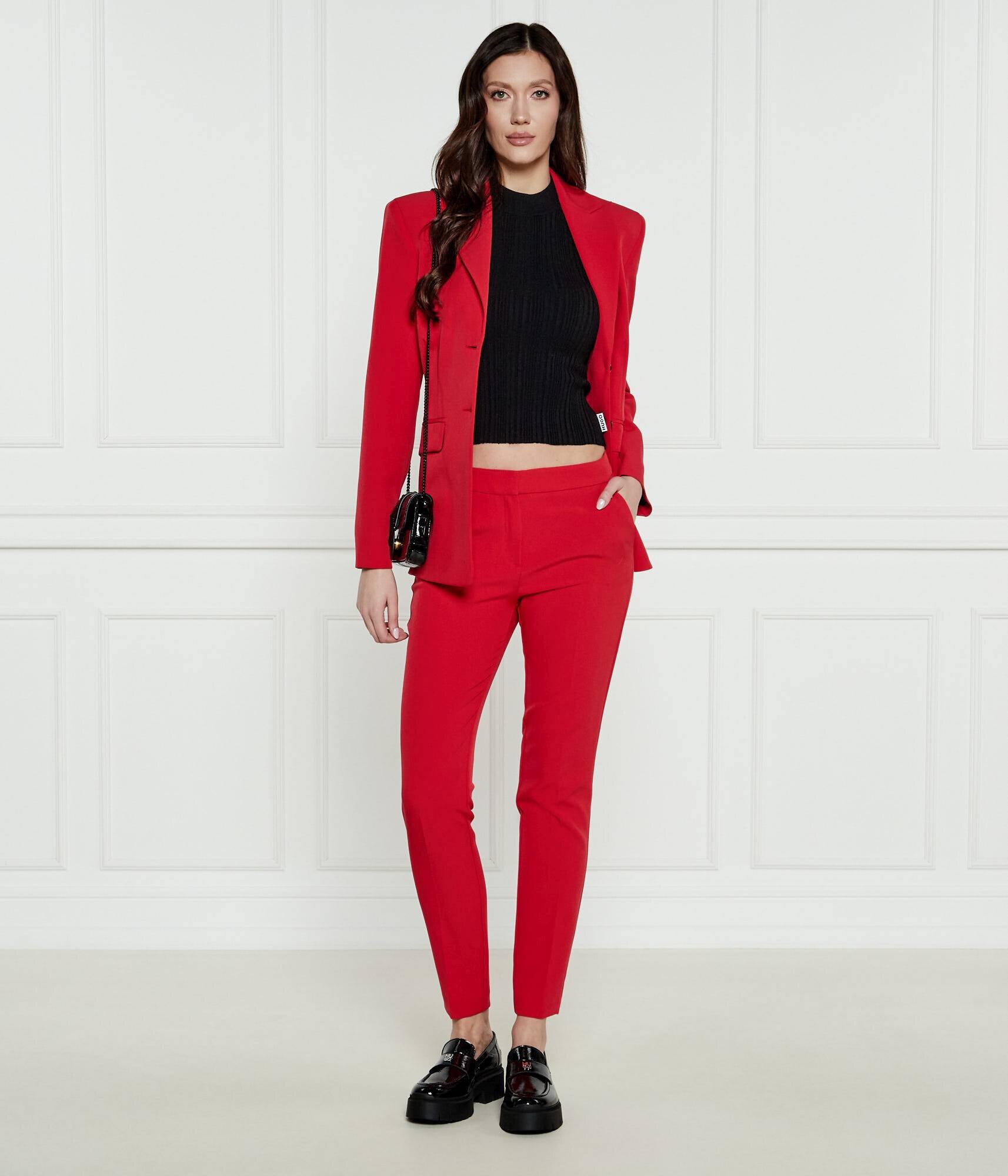 HUGO Bluză Sarpharim | Cropped Fit