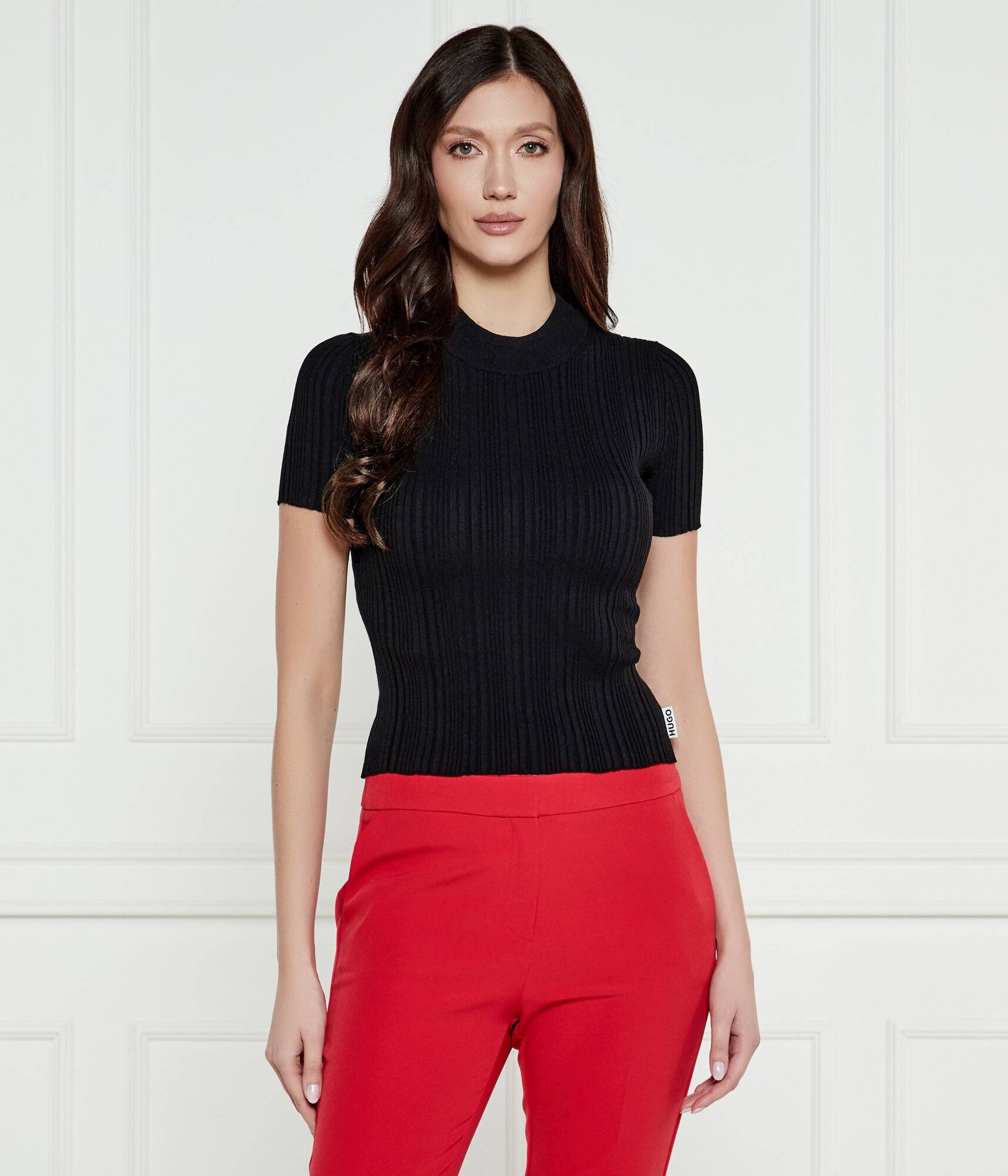 HUGO Bluză Sarpharim | Cropped Fit