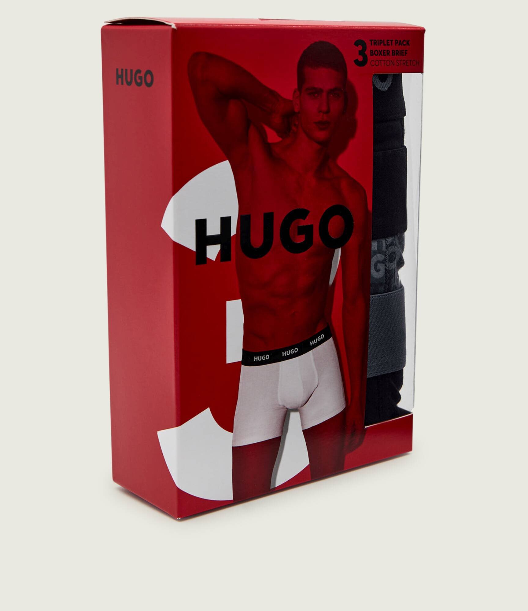Hugo Bodywear Chiloți boxer 3-pack Design