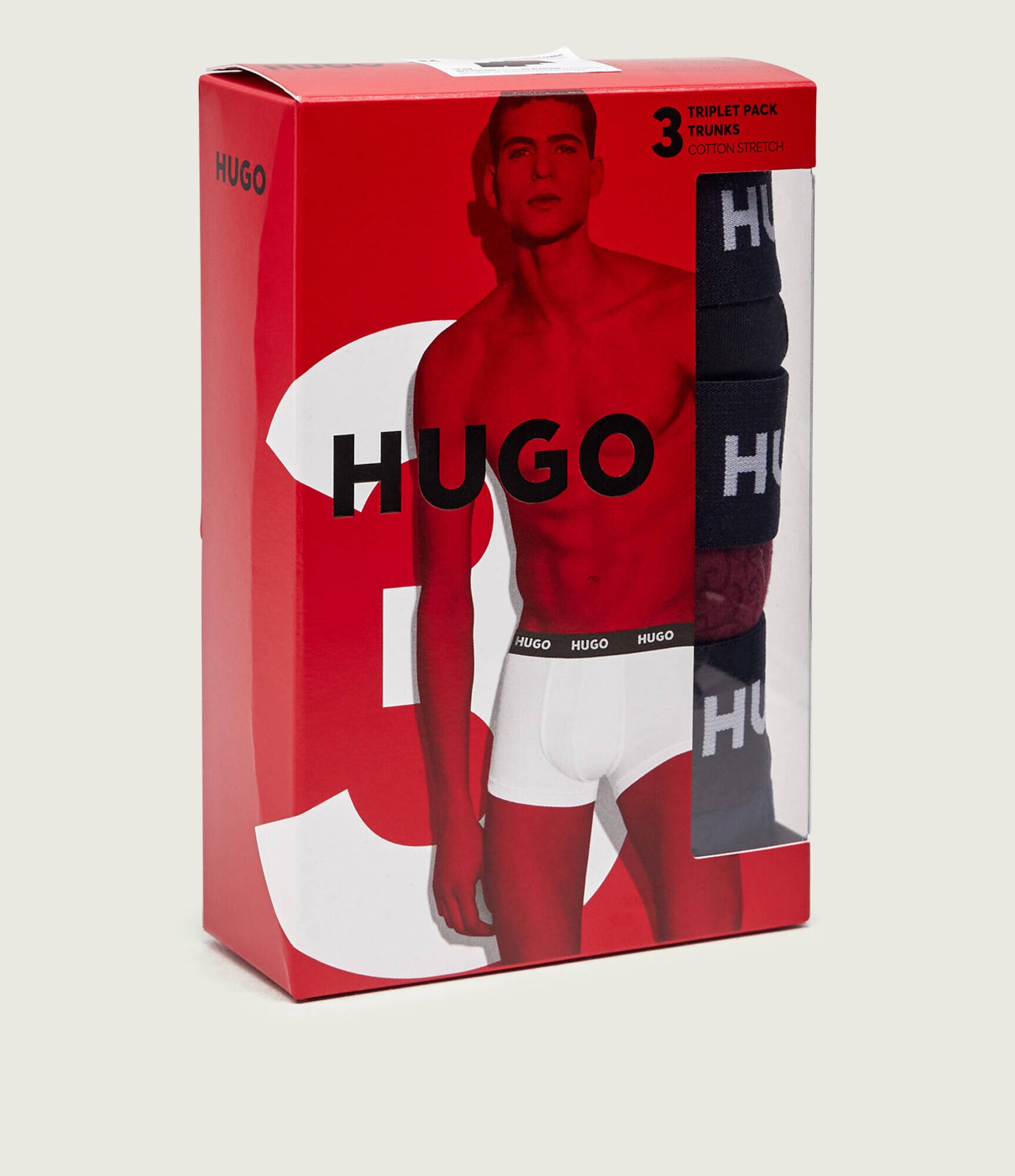 Hugo Bodywear Chiloți boxer 3-pack Triplet Design