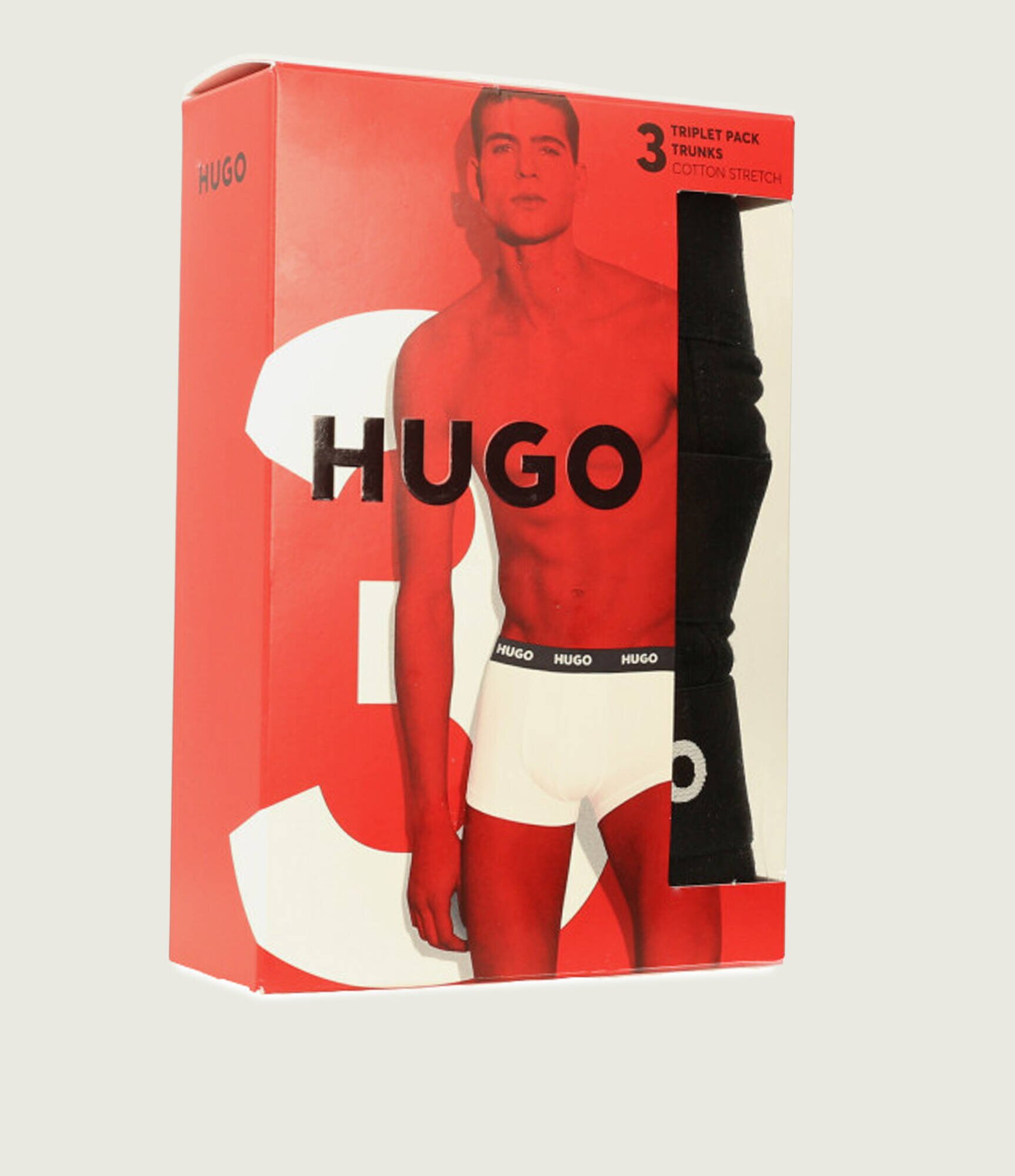 Hugo Bodywear Chiloți boxer 3-pack TRUNK TRIPLET PACK