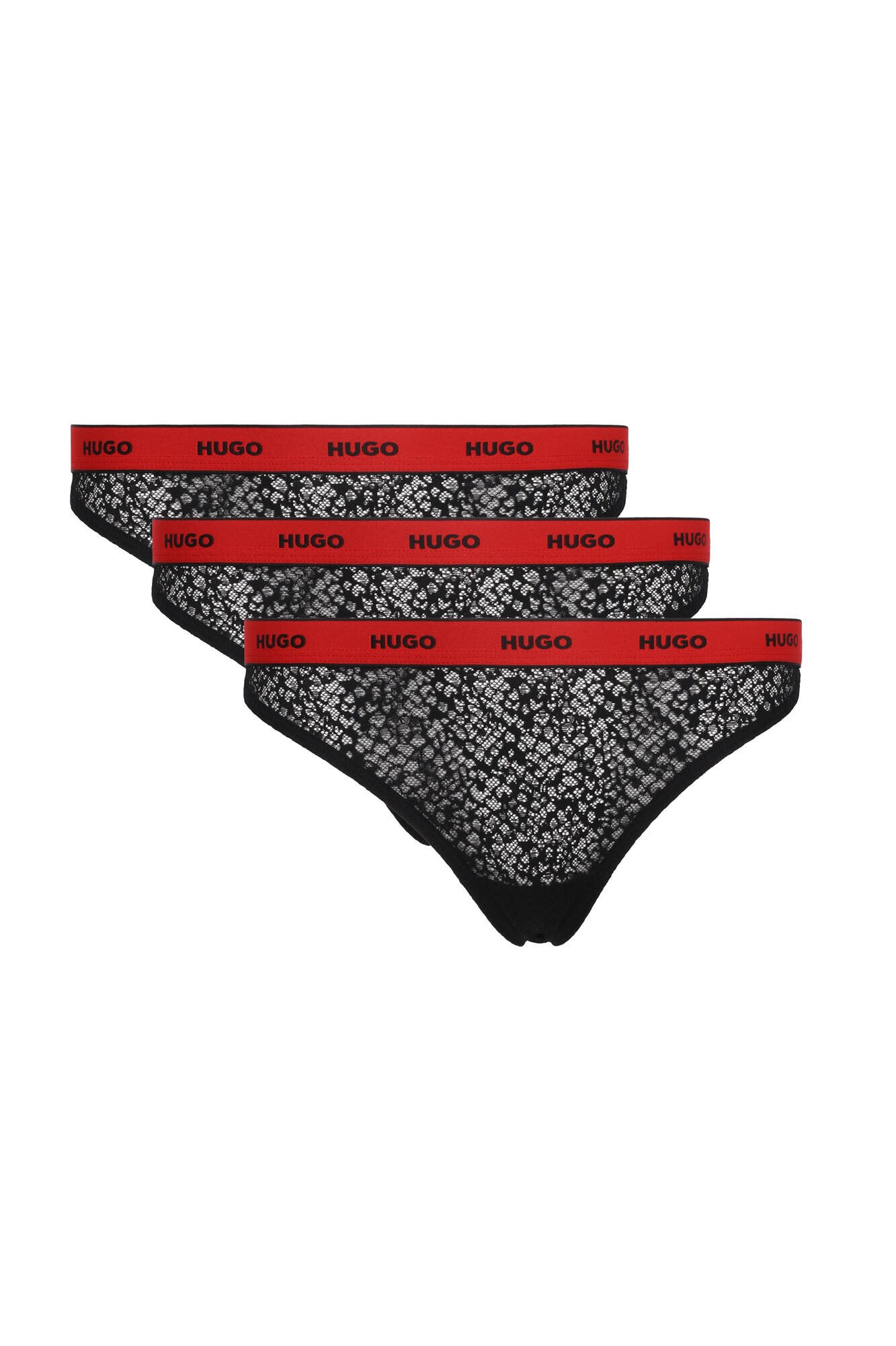 Hugo Bodywear De dantelă tanga 3-pack
