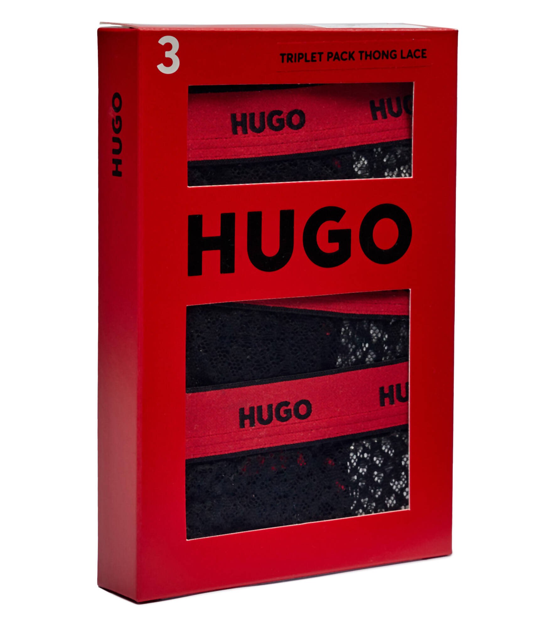 Hugo Bodywear De dantelă tanga 3-pack