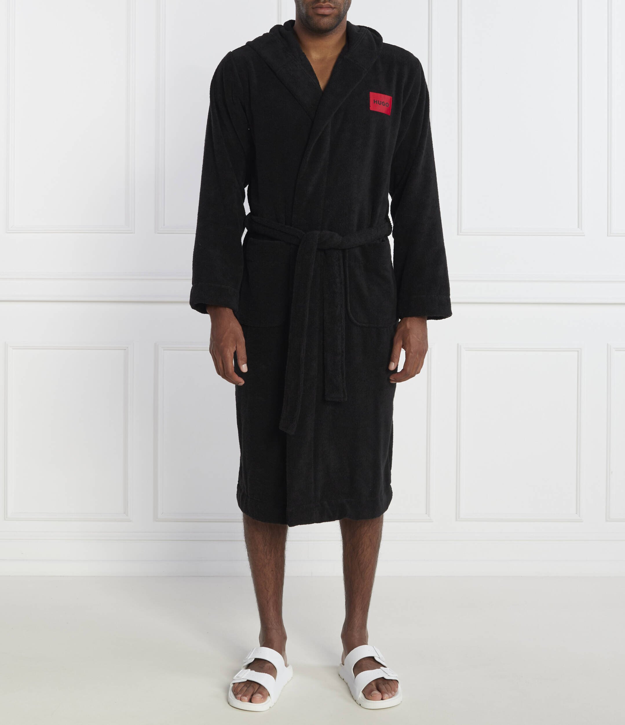 Hugo Bodywear Halat Terry Gown Hooded | Regular Fit