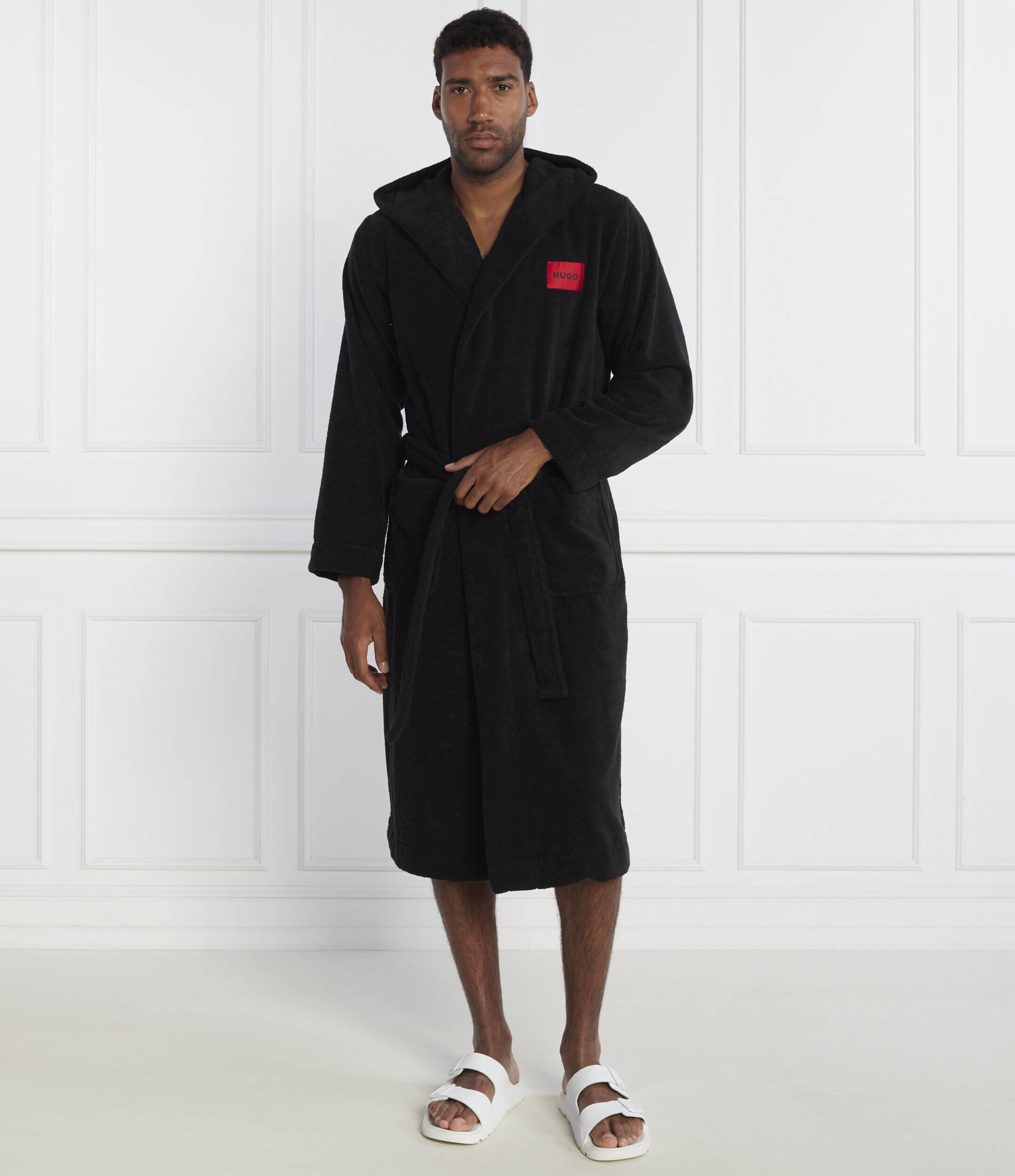 Hugo Bodywear Halat Terry Gown Hooded | Regular Fit