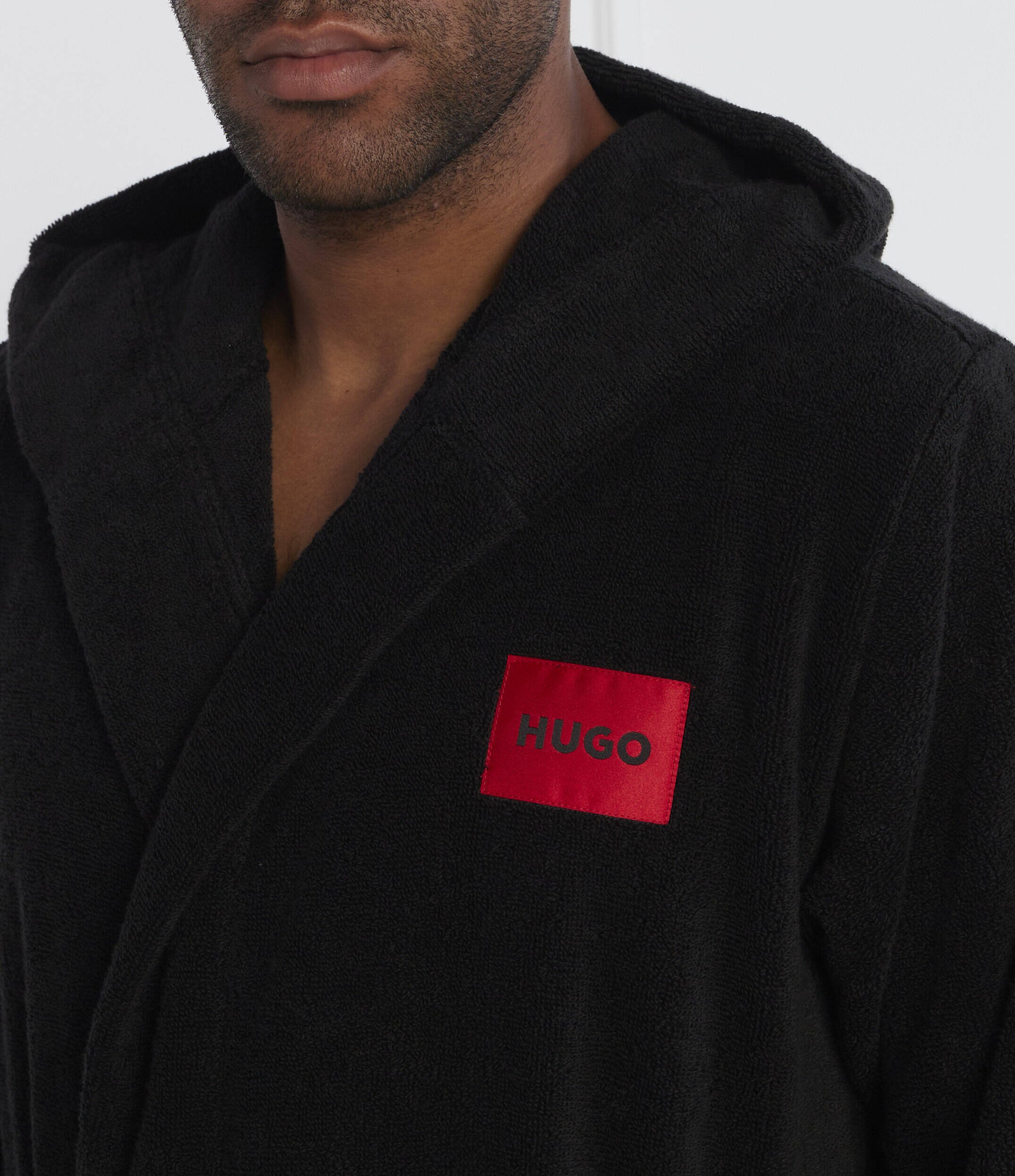 Hugo Bodywear Halat Terry Gown Hooded | Regular Fit