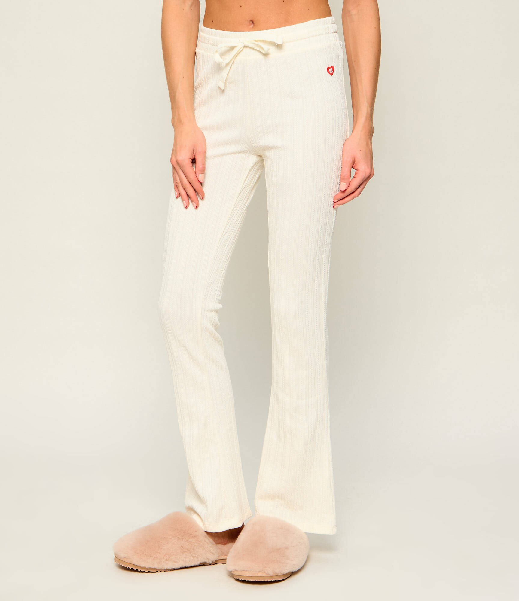 Hugo Bodywear Pantaloni de tricot Cozy | flare fit