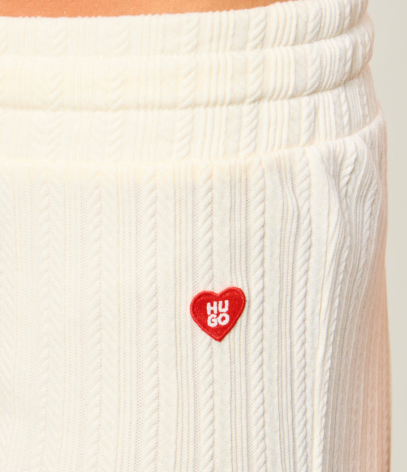 Hugo Bodywear Pantaloni de tricot Cozy | flare fit