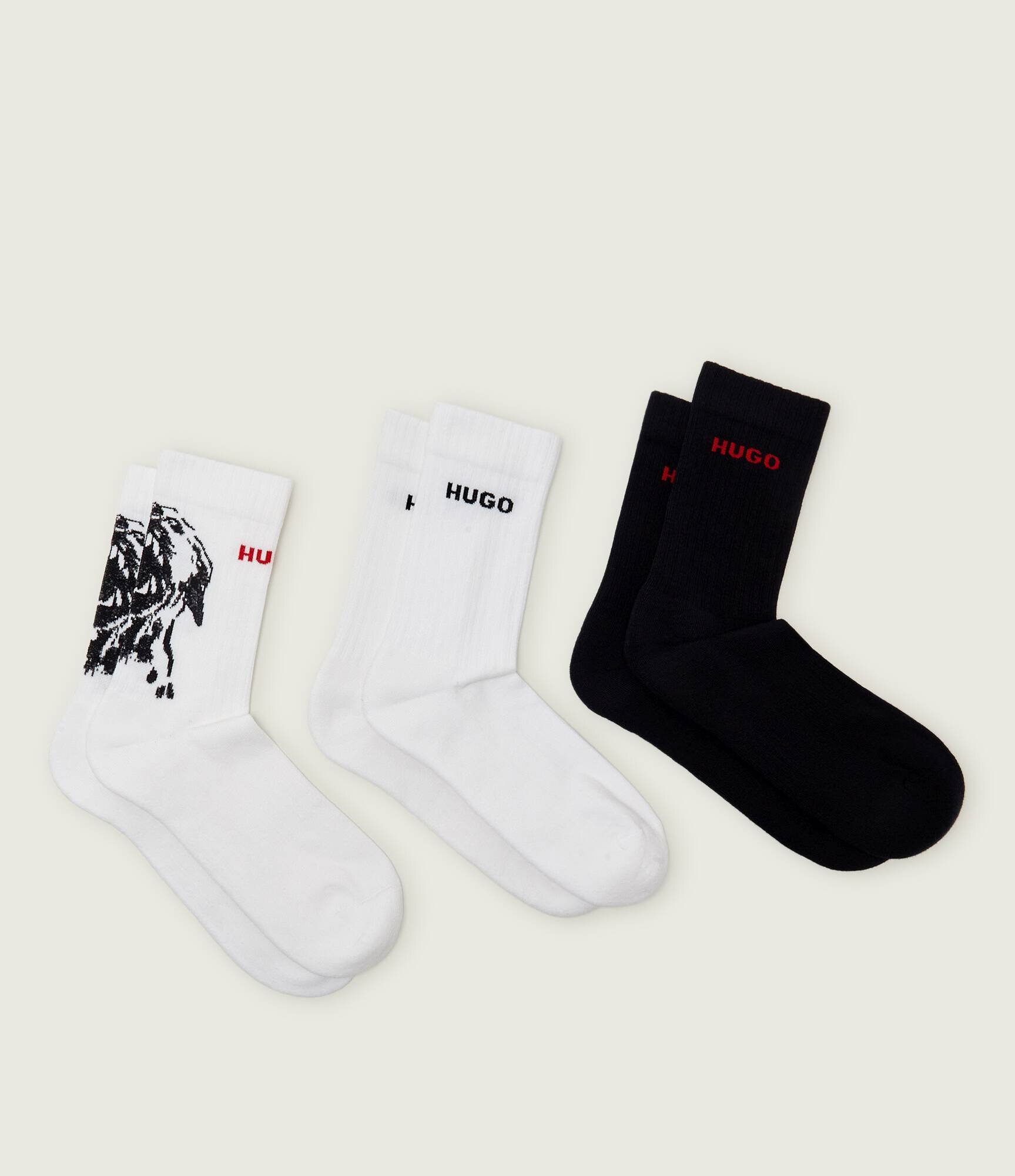 Hugo Bodywear Șosete 3-pack 3P QS ANGRY DOG CC