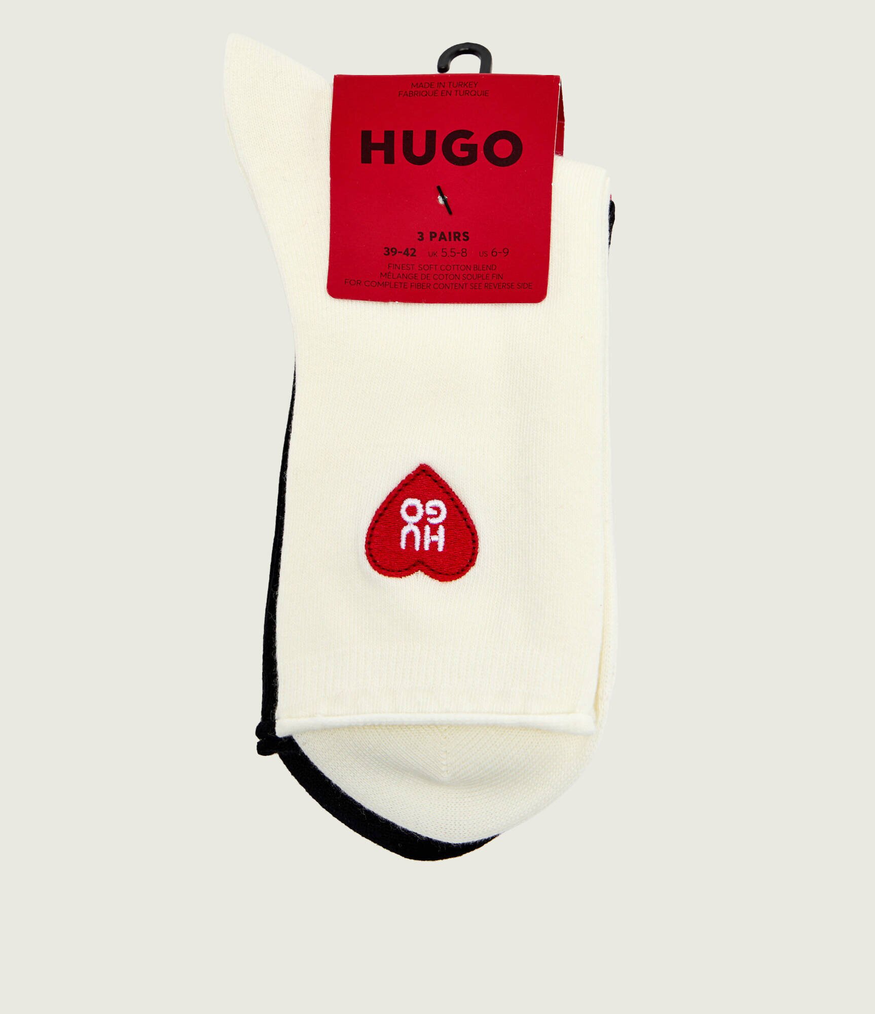 Hugo Bodywear Șosete 3-pack 3P QS HEART CC
