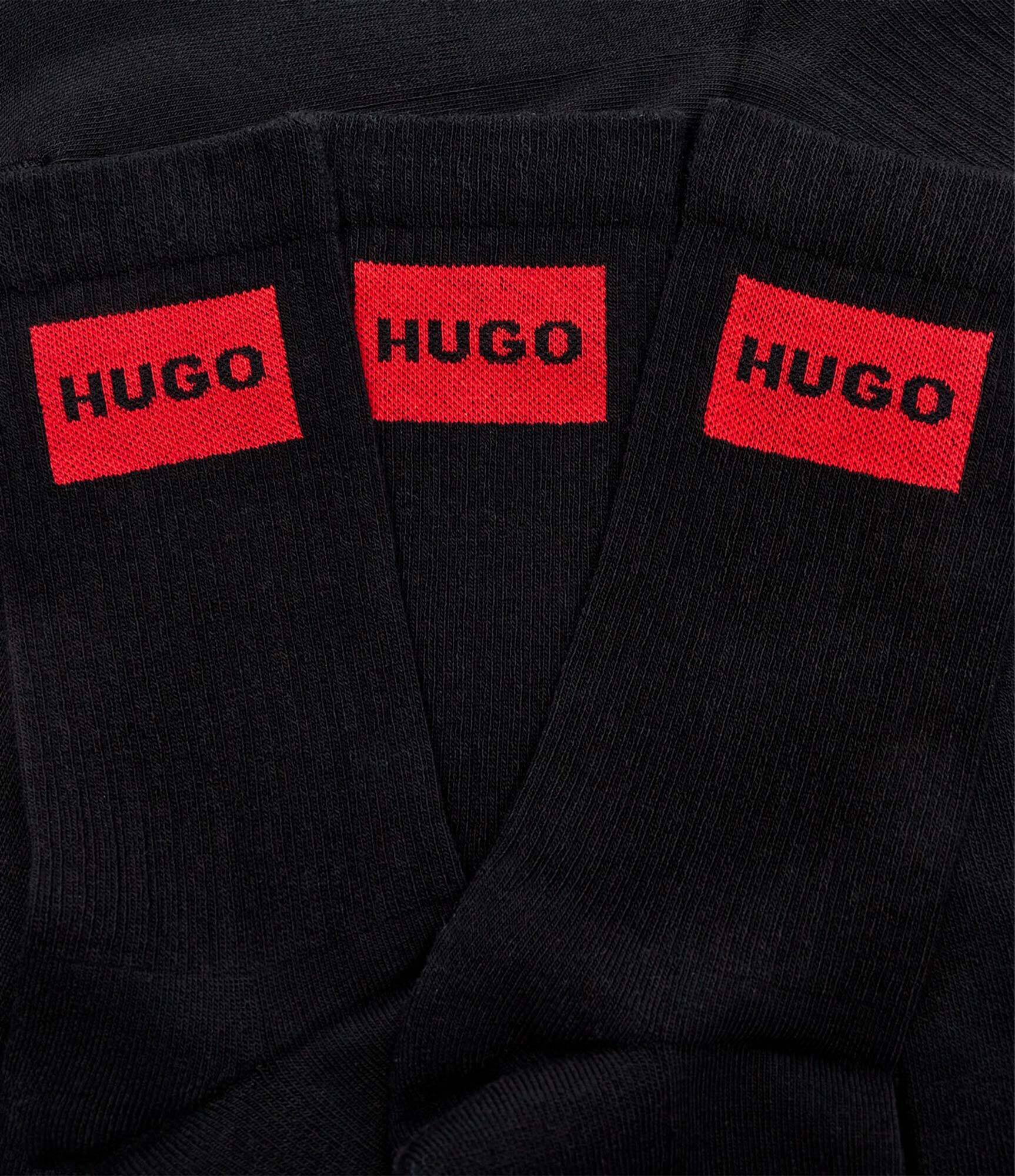 Hugo Bodywear Șosete 3-pack 3P QS RIB LABEL CC