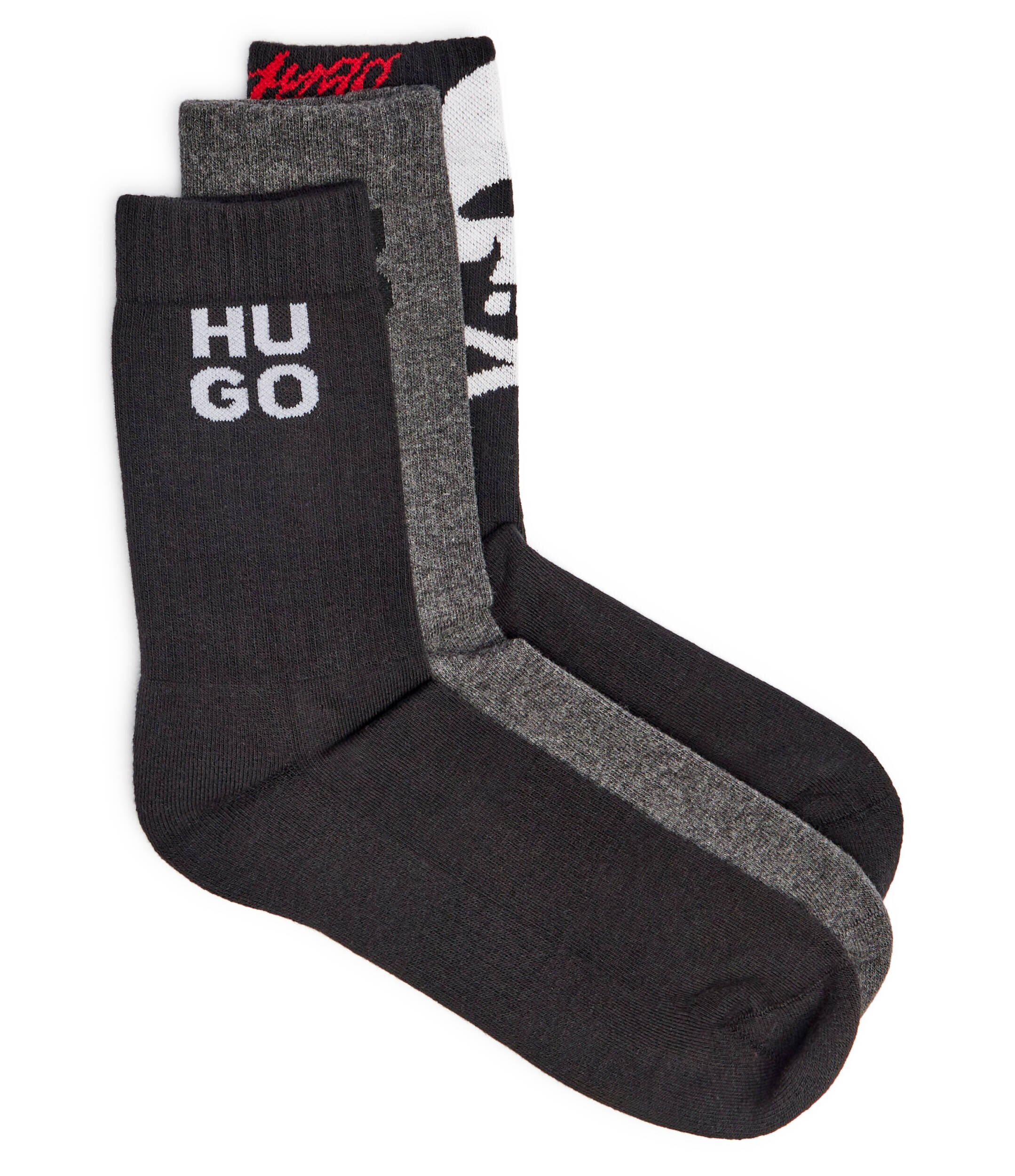 Hugo Bodywear Șosete 3-pack 3P QS RIB SKULL CC