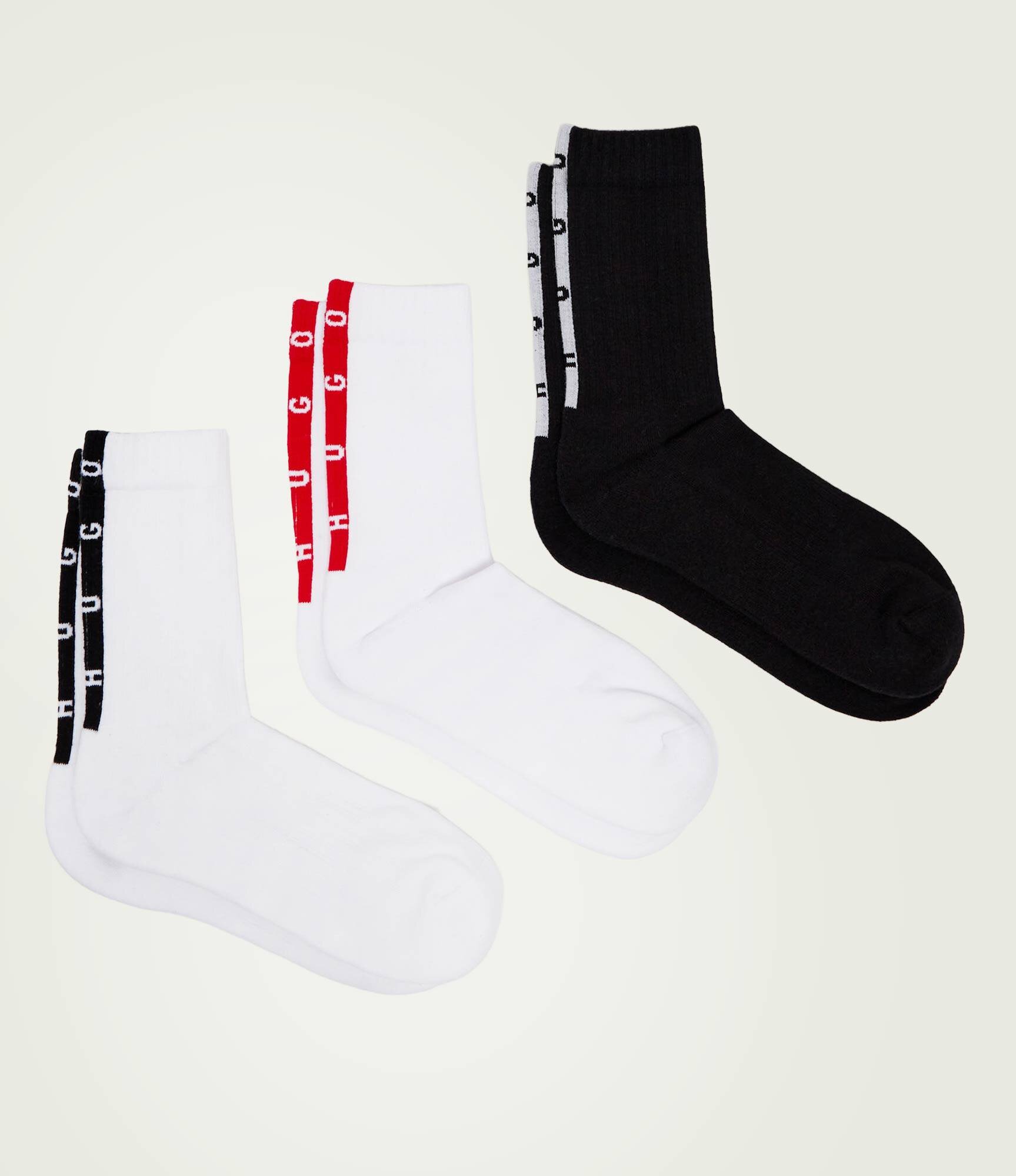 Hugo Bodywear Șosete 3-pack Qs Back Tape