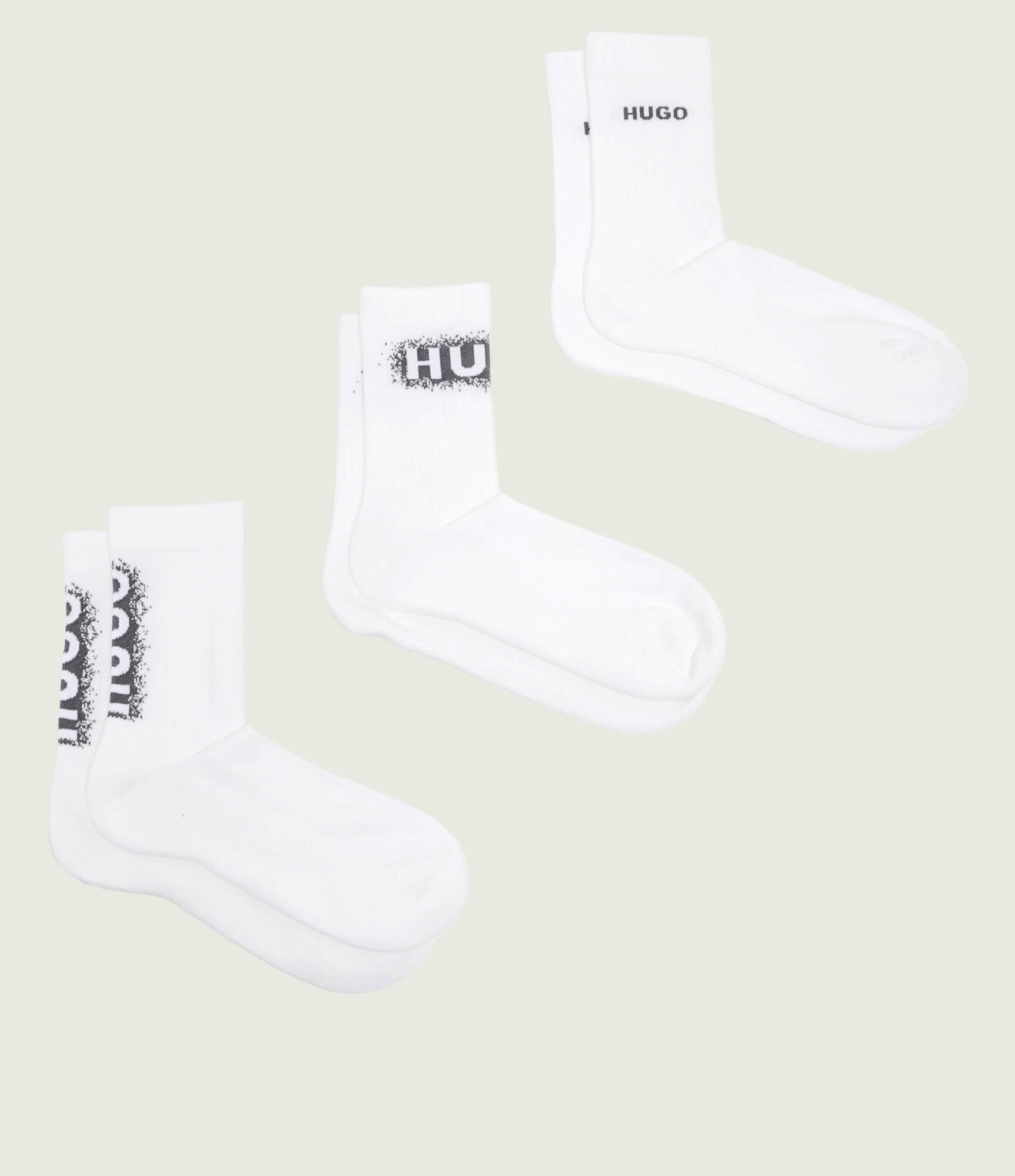 Hugo Bodywear Șosete 3-pack SPRAY LOGO CC