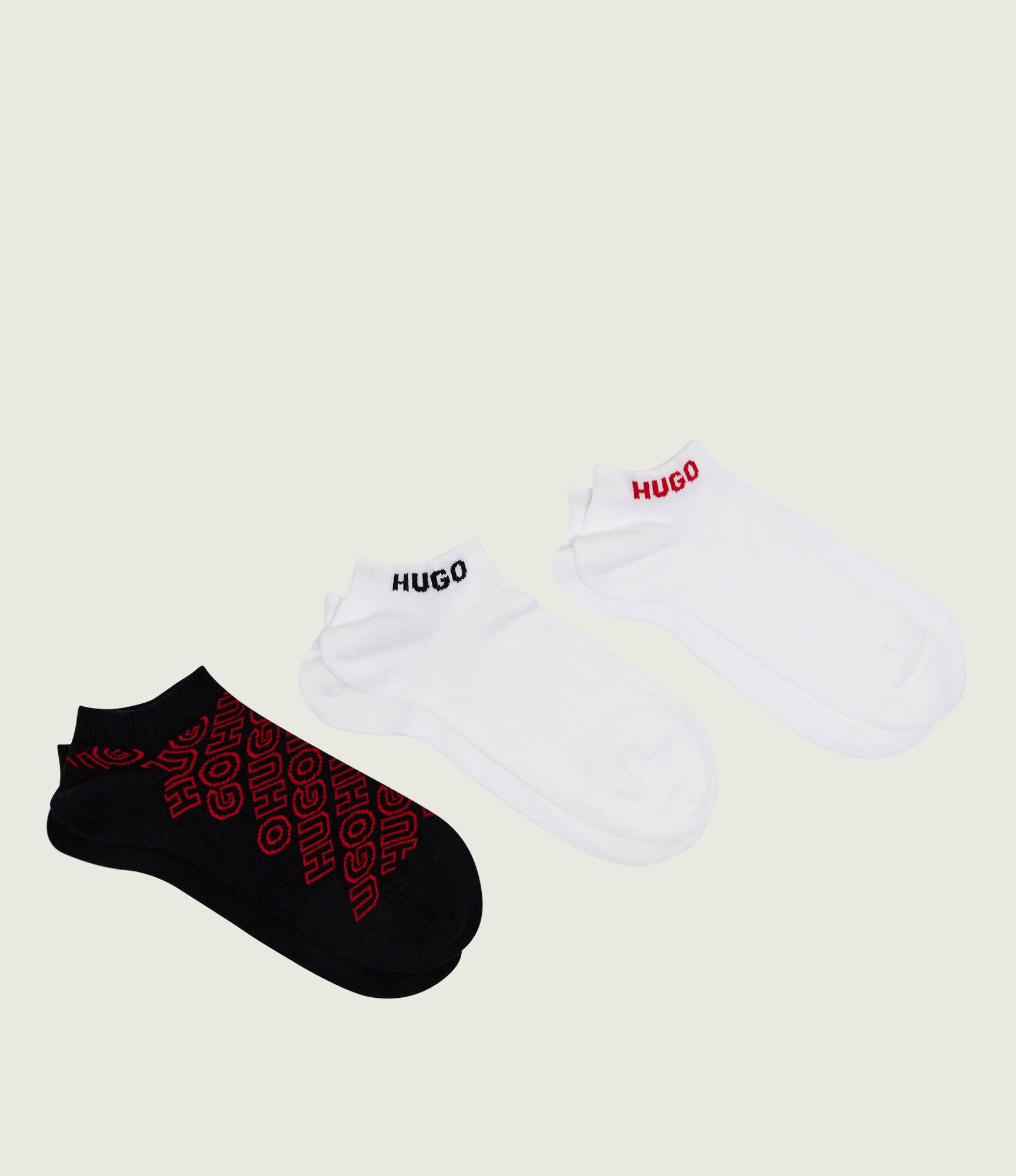 Hugo Bodywear Șosete/tălpici 3 pack 3P AS LOGO AOP CC