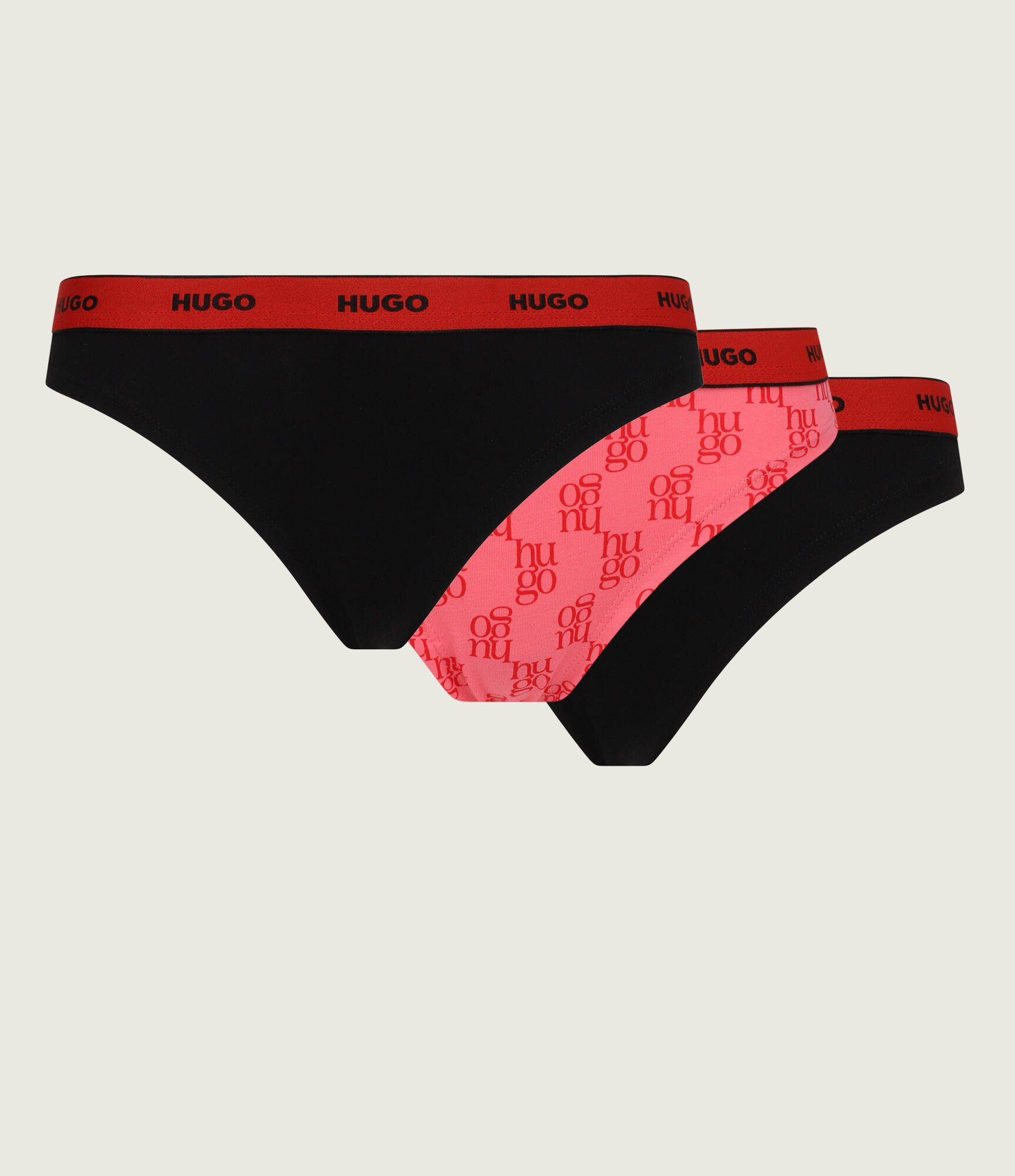 Hugo Bodywear Tanga 3-pack DESIGN