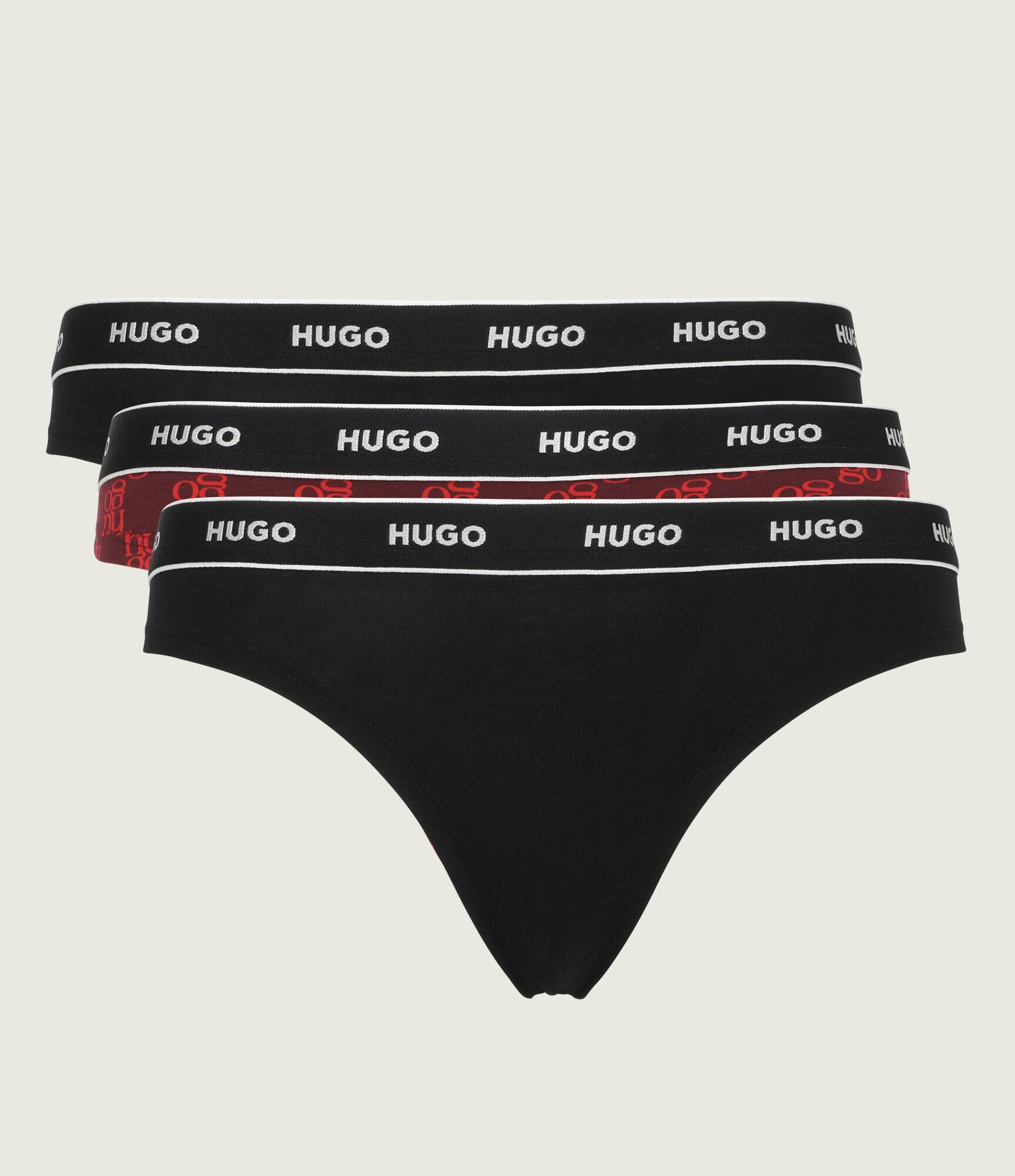 Hugo Bodywear Tanga 3-pack DESIGN