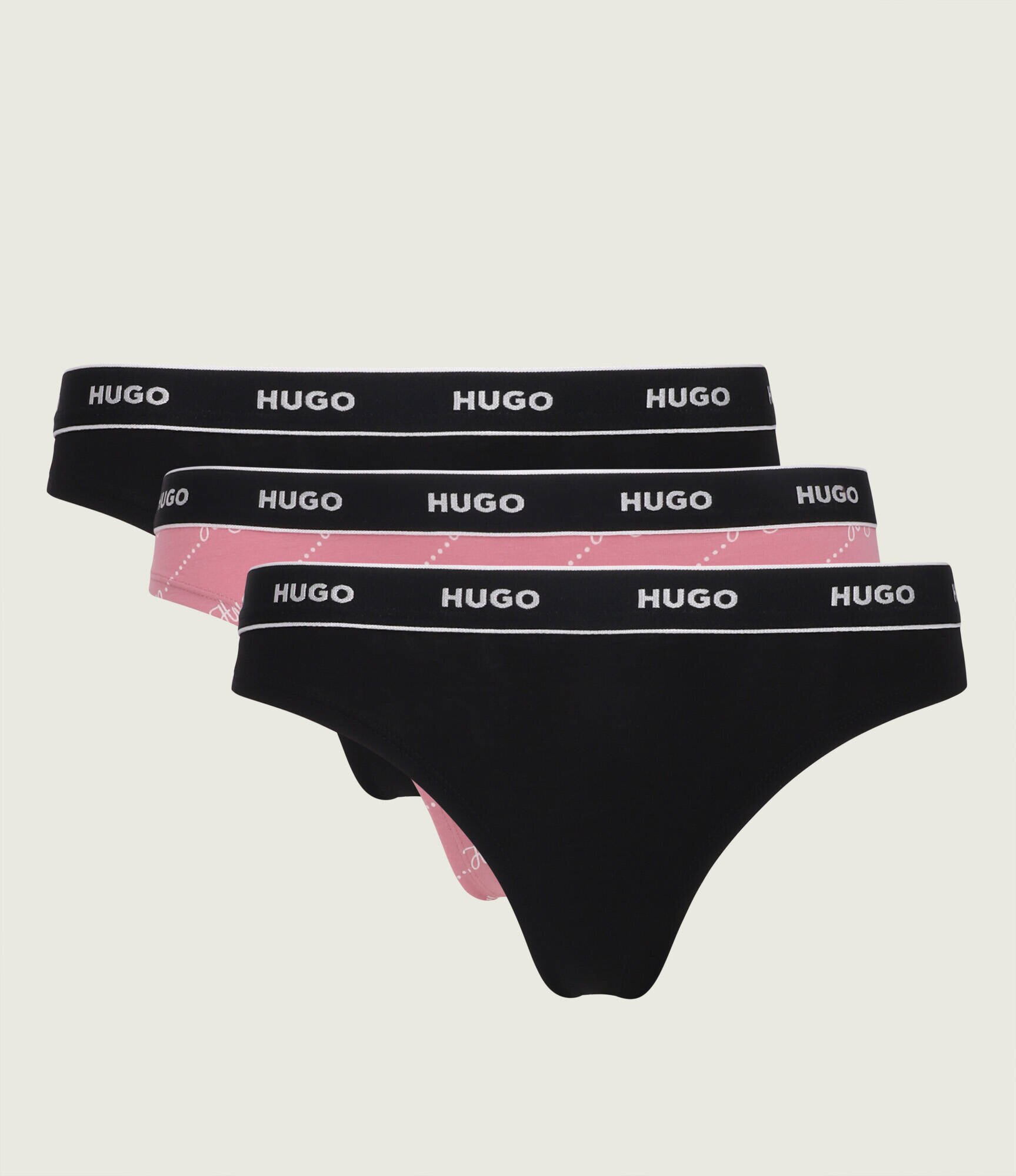 Hugo Bodywear Tanga 3-pack DESIGN