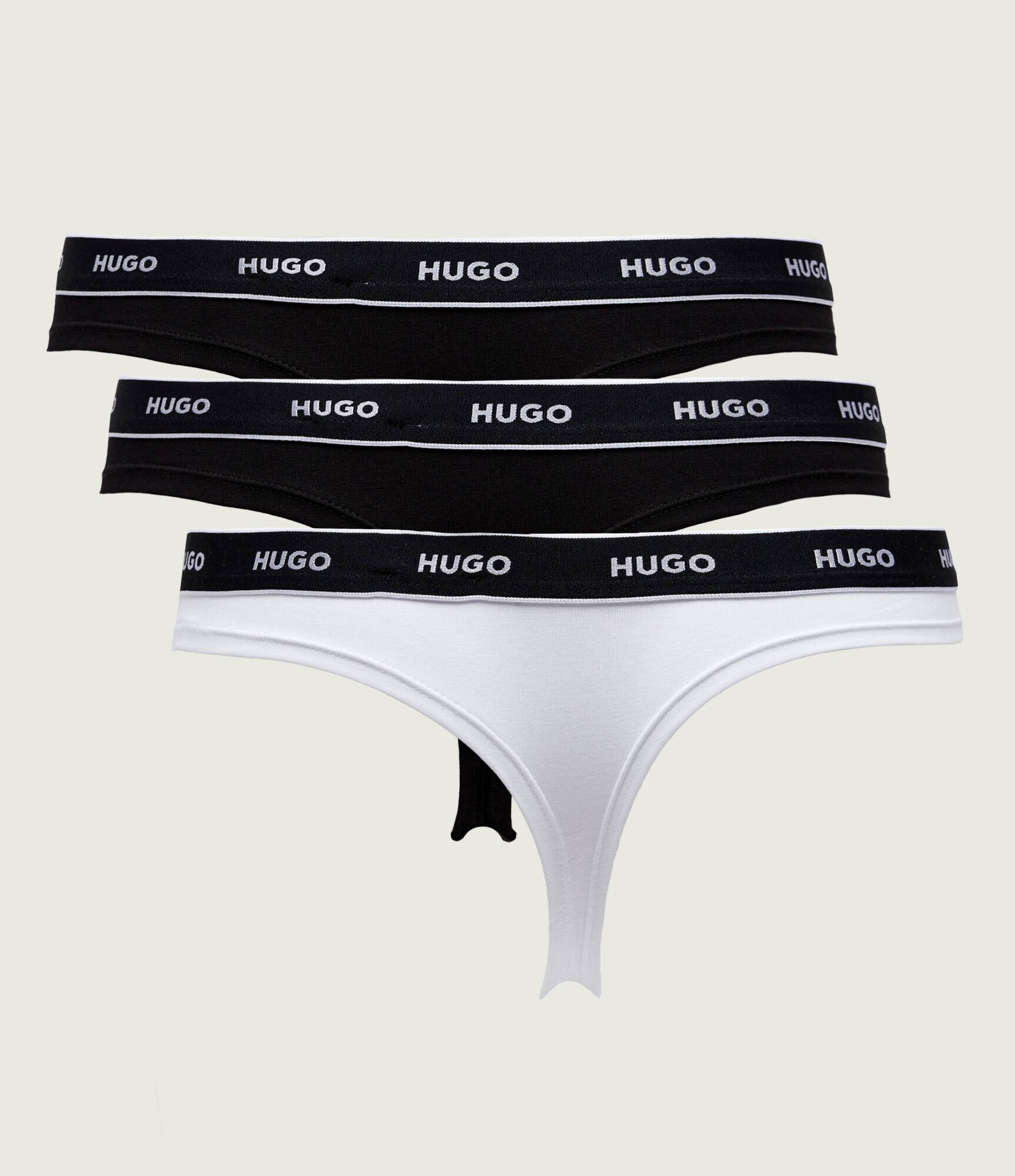 Hugo Bodywear Tanga 3-pack | stretch
