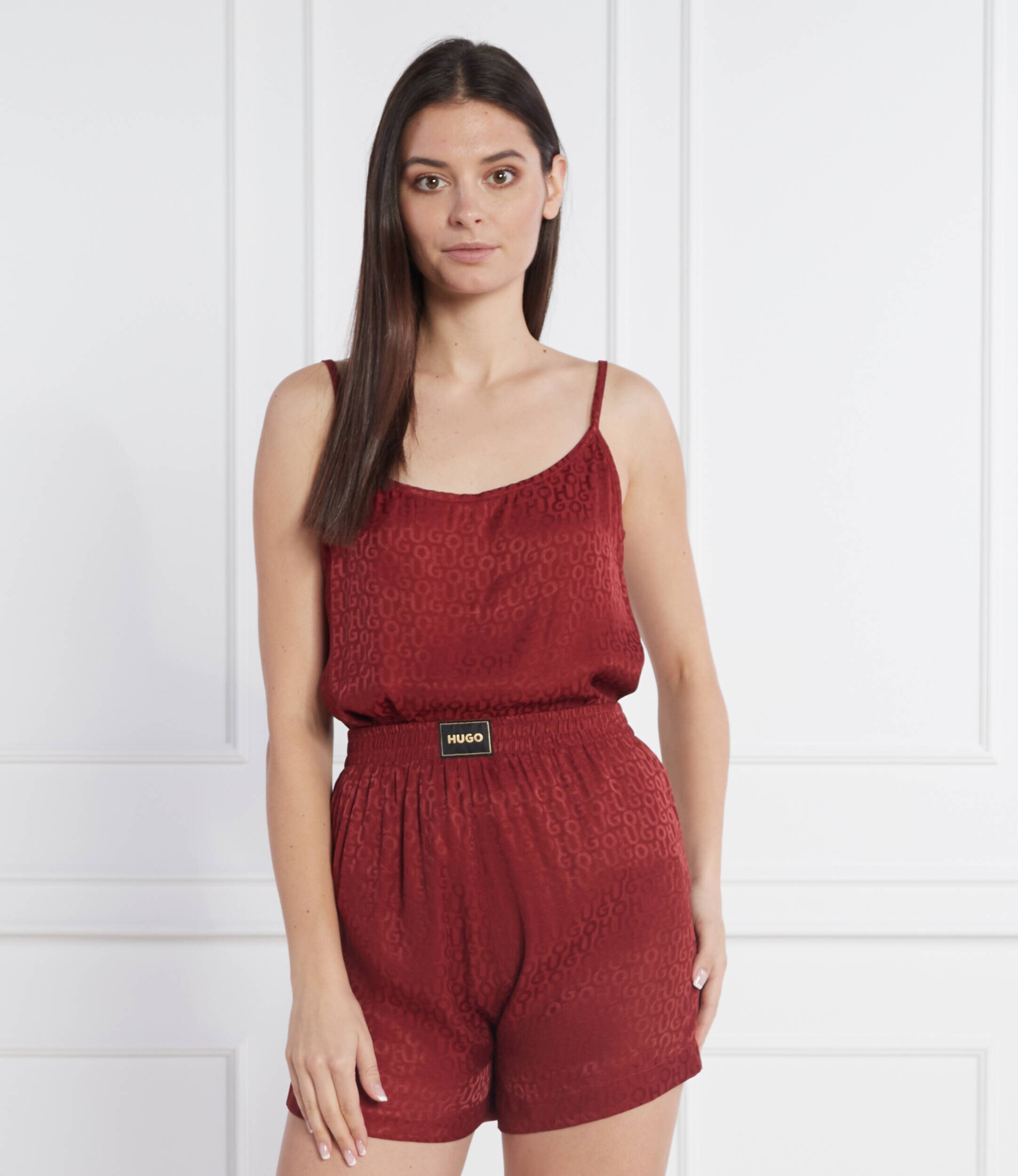Hugo Bodywear Top de pijama SATINOIR | Regular Fit