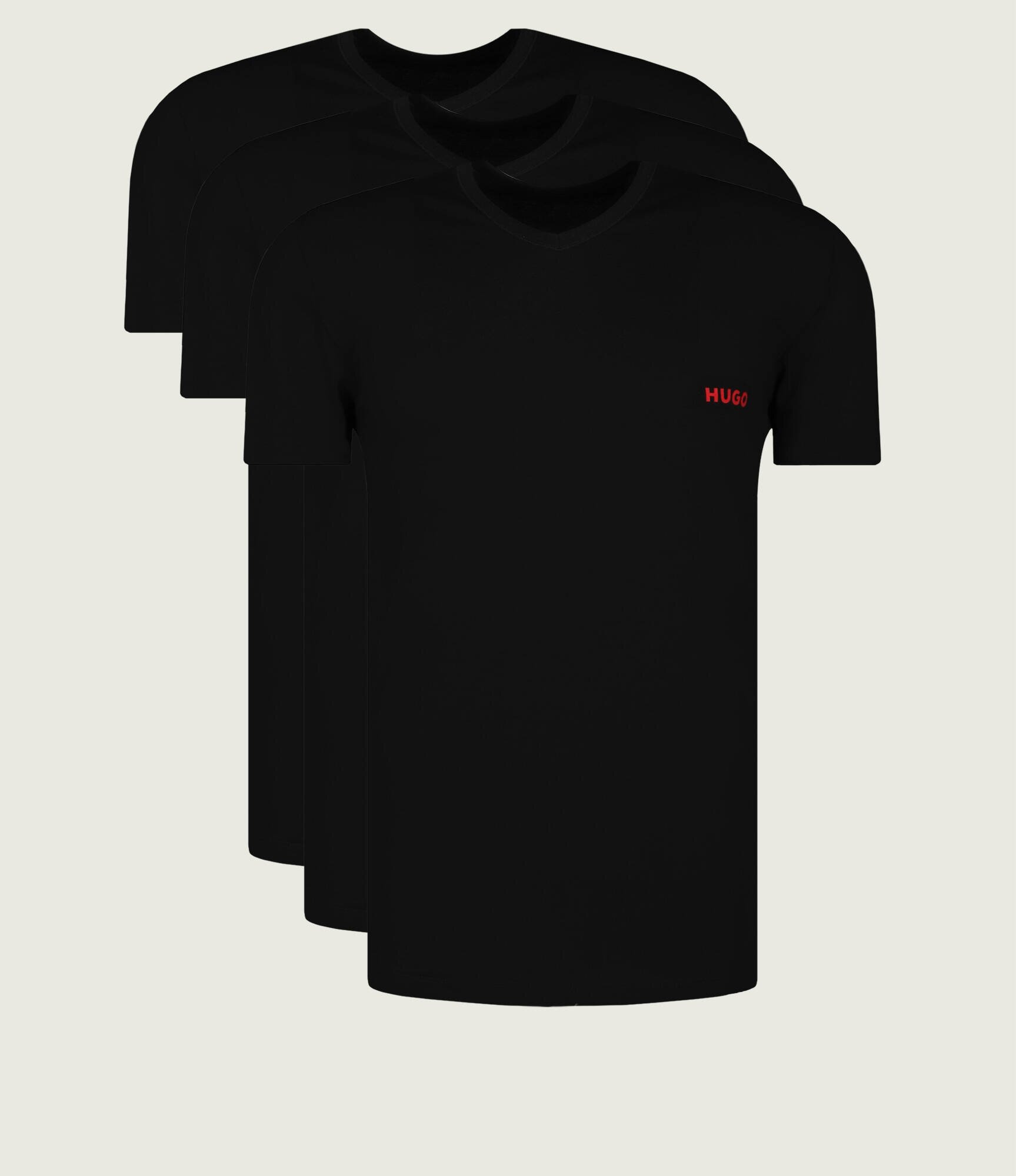 Hugo Bodywear Tricou 3-pack Vn | regular fit