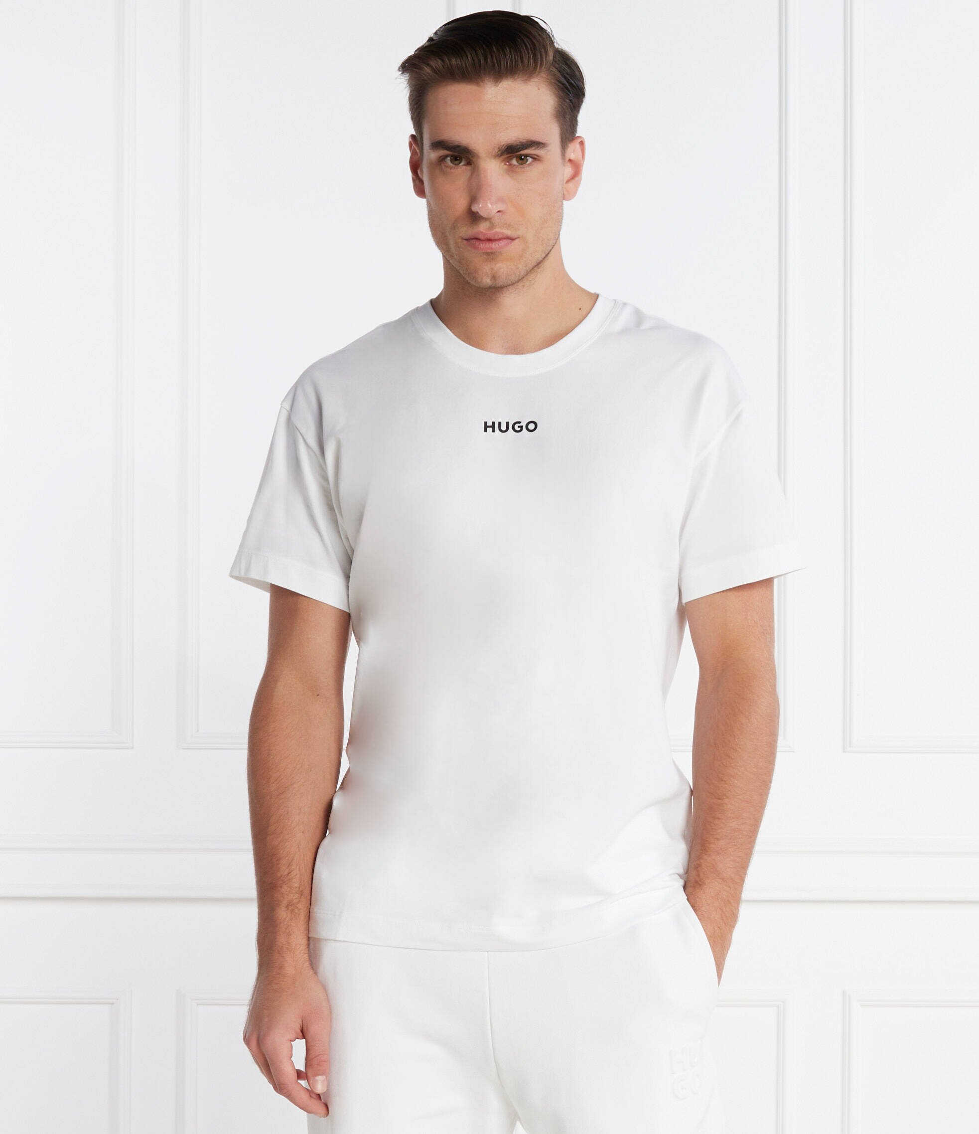 Hugo Bodywear Tricou Linked 10241810 02 | Slim Fit