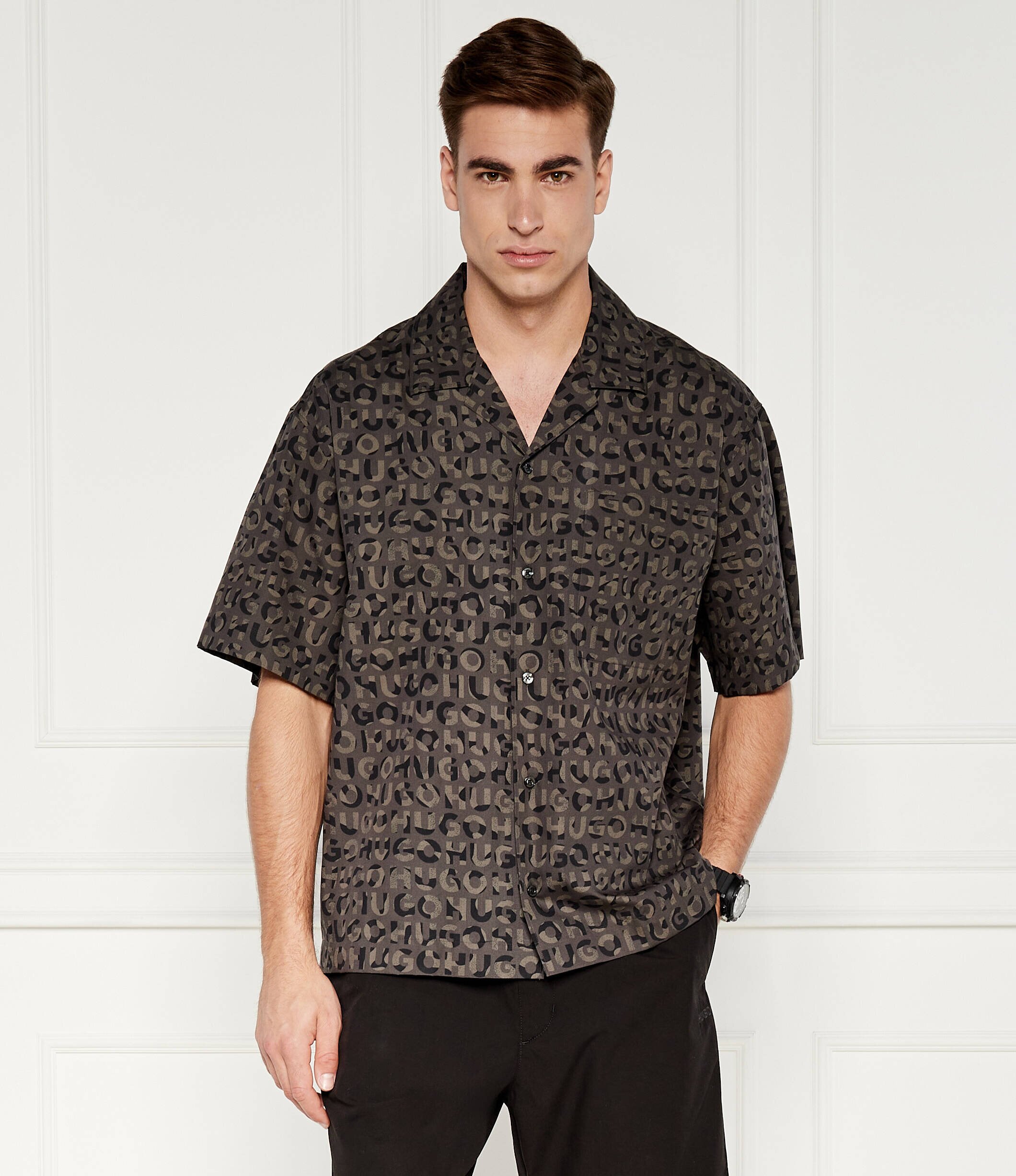 HUGO Cămașă Egeeno | Oversize fit