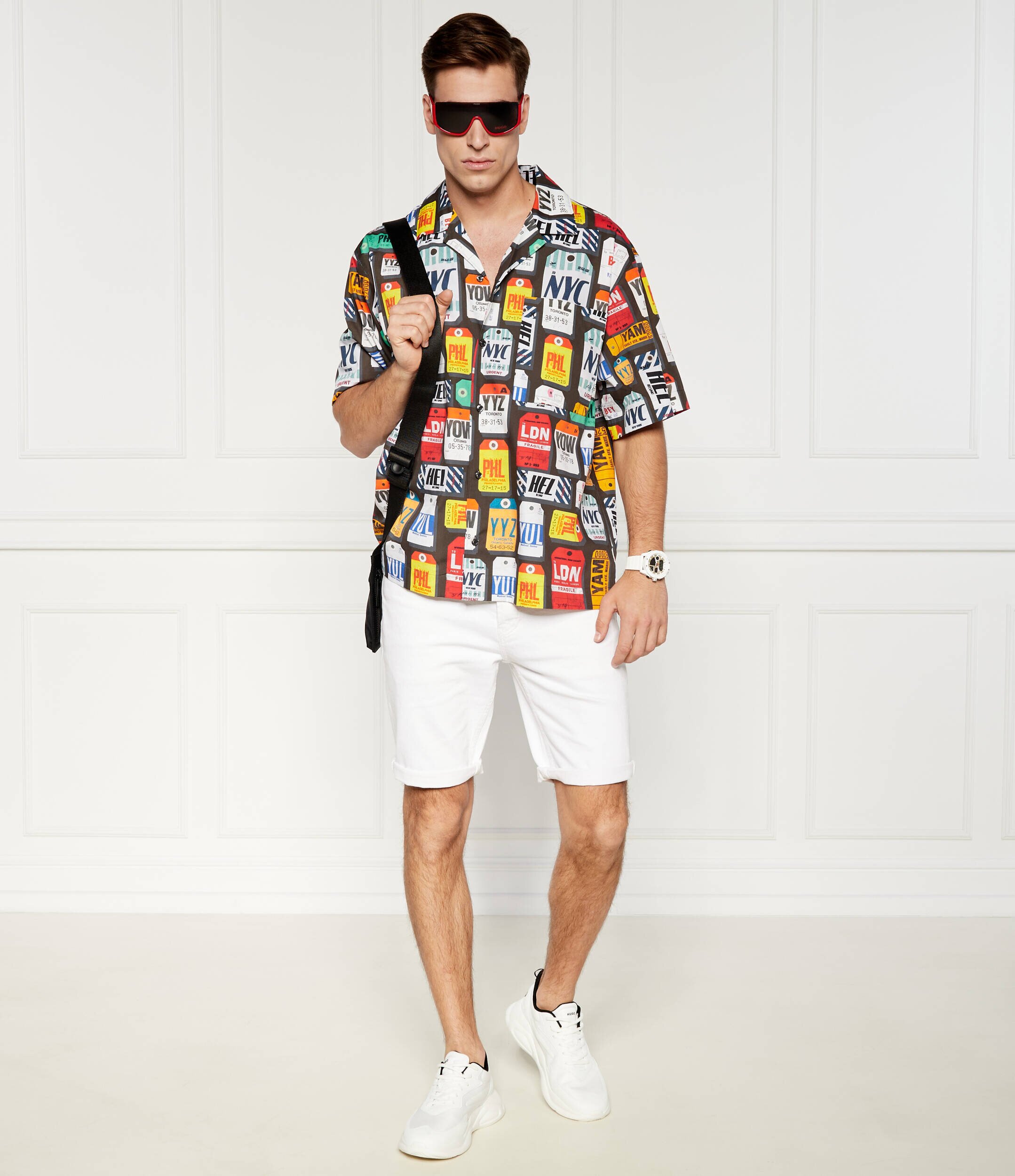 HUGO Cămașă Egeeno | Oversize fit