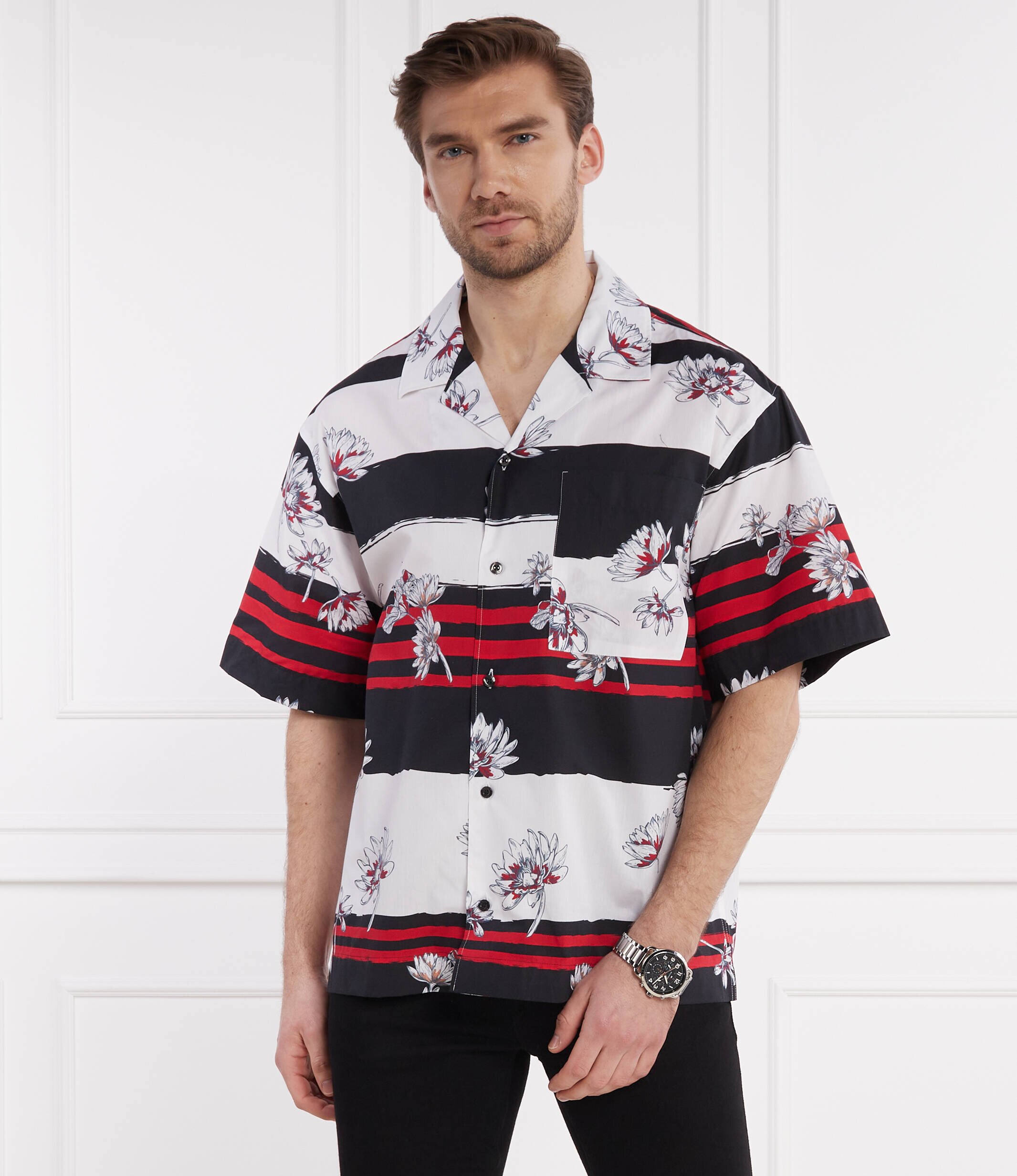 HUGO Cămașă Egeeno | Oversize fit