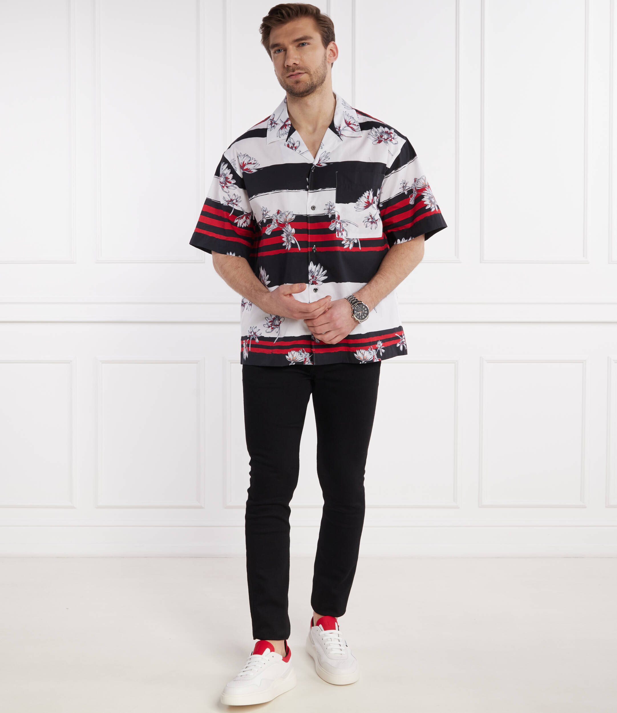 HUGO Cămașă Egeeno | Oversize fit