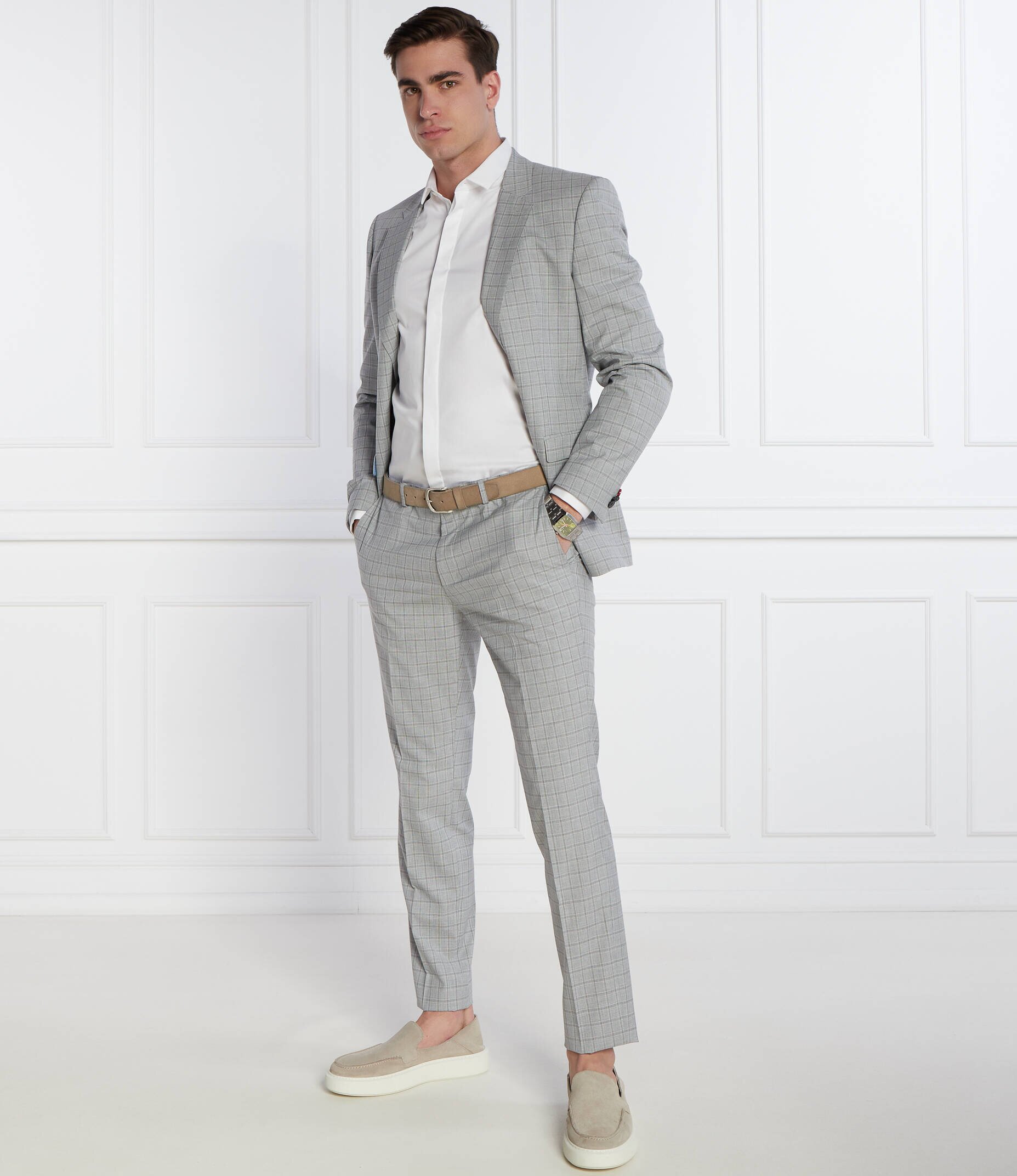 HUGO Cămașă Ejinar | Extra slim fit | stretch