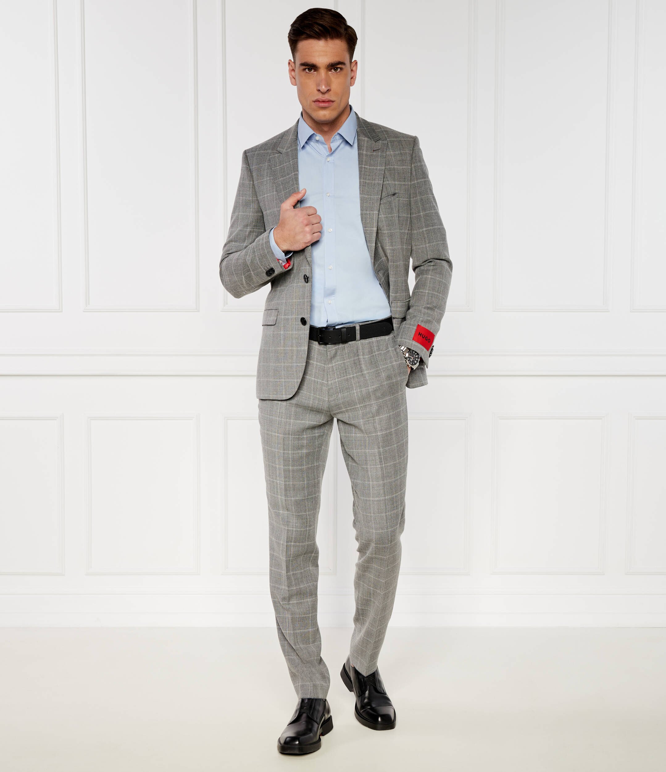 HUGO Cămașă Elisha02 102 | Extra slim fit | stretch