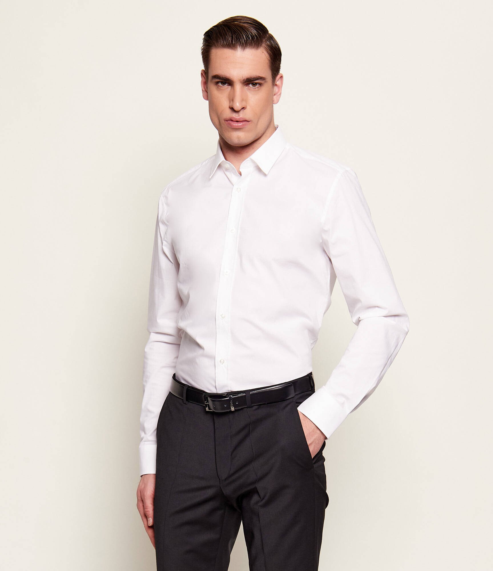 HUGO Cămașă Elisha02 102 | Extra slim fit | stretch