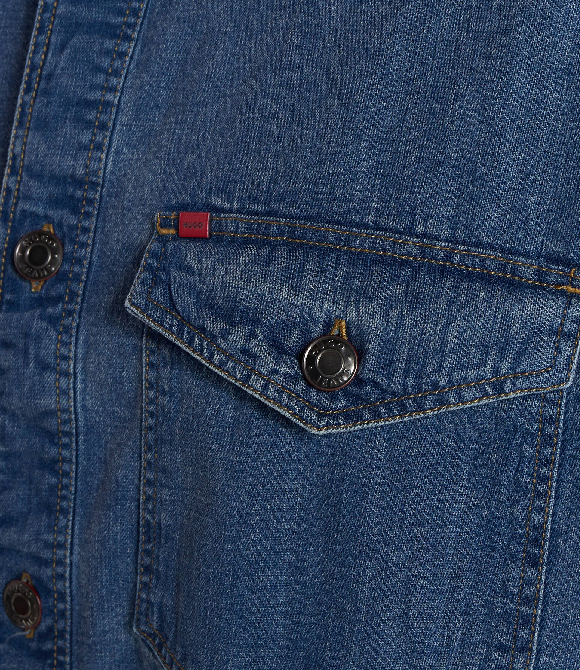 HUGO Cămașă Elpazo | Regular Fit | denim