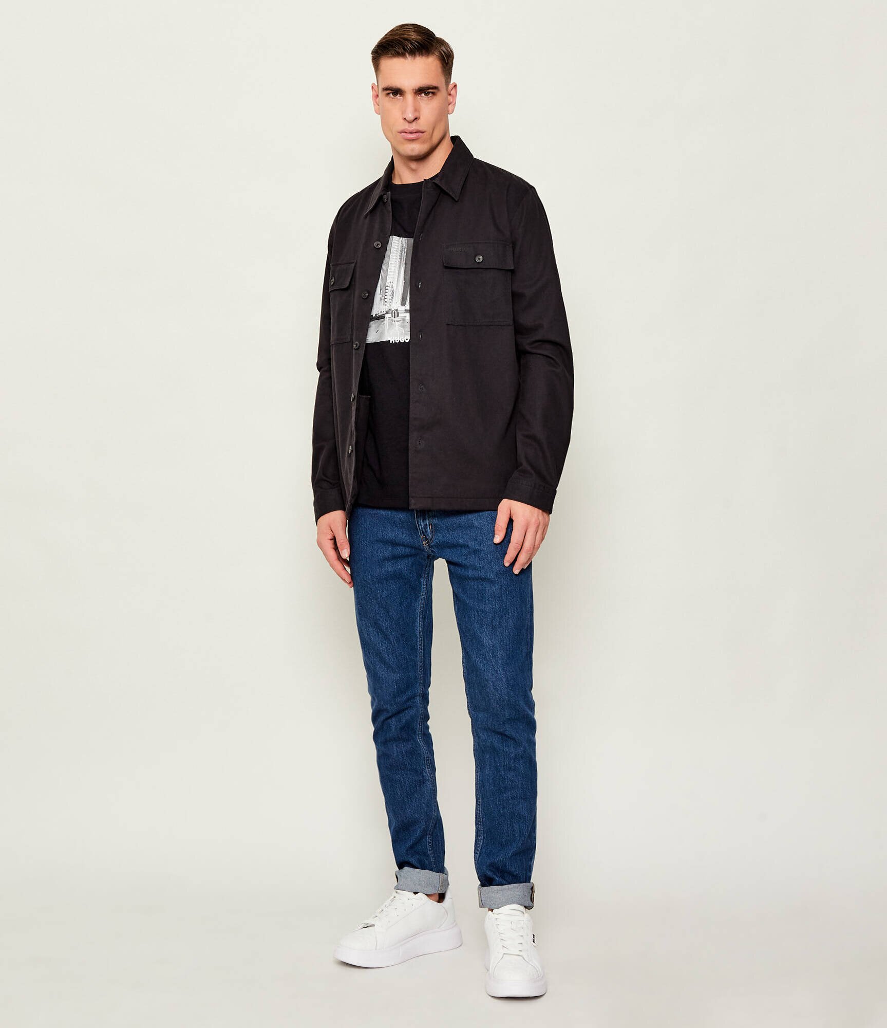 HUGO Cămașă Epoldo | Oversize fit