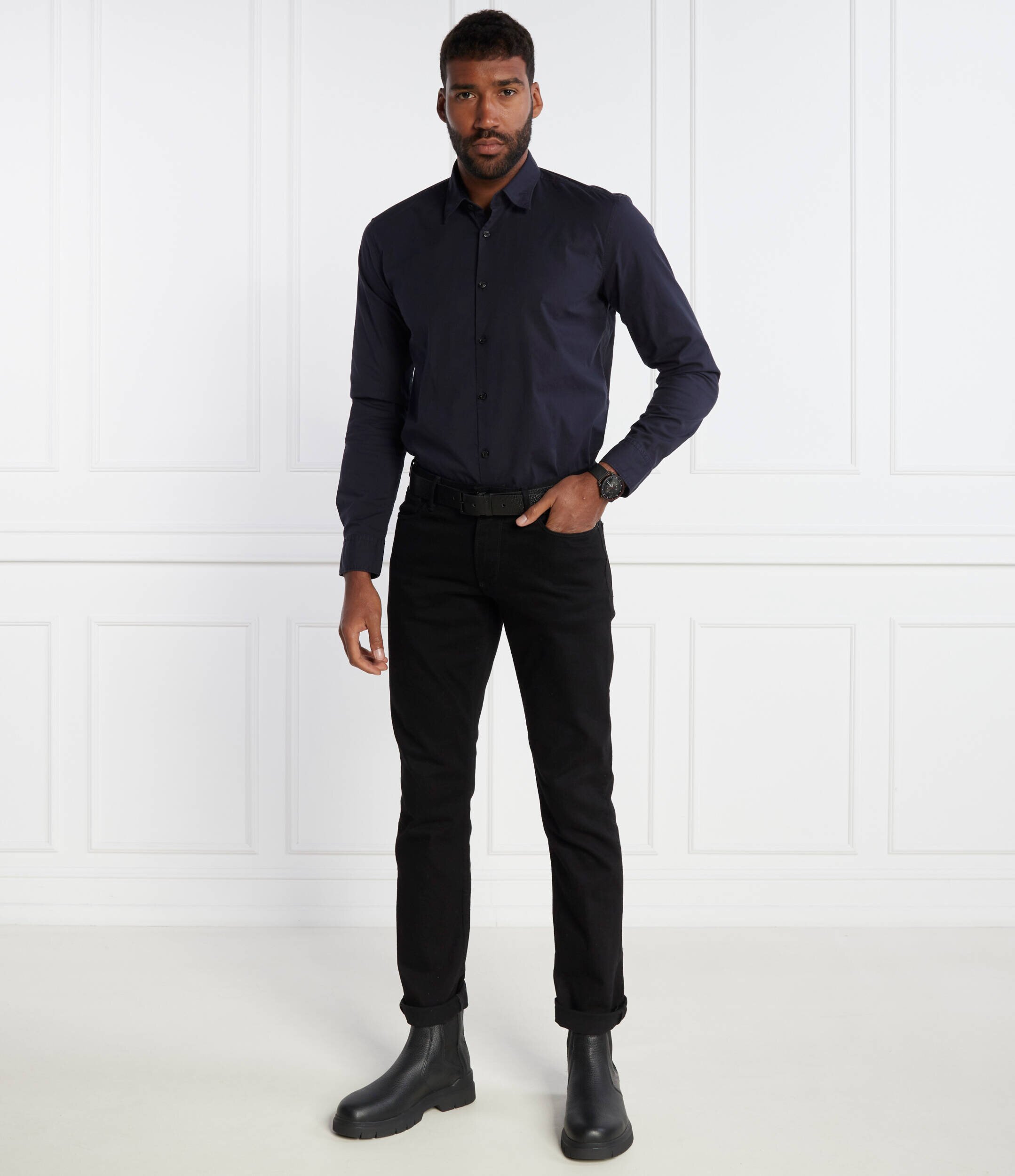 HUGO Cămașă Ermo | Slim Fit | stretch