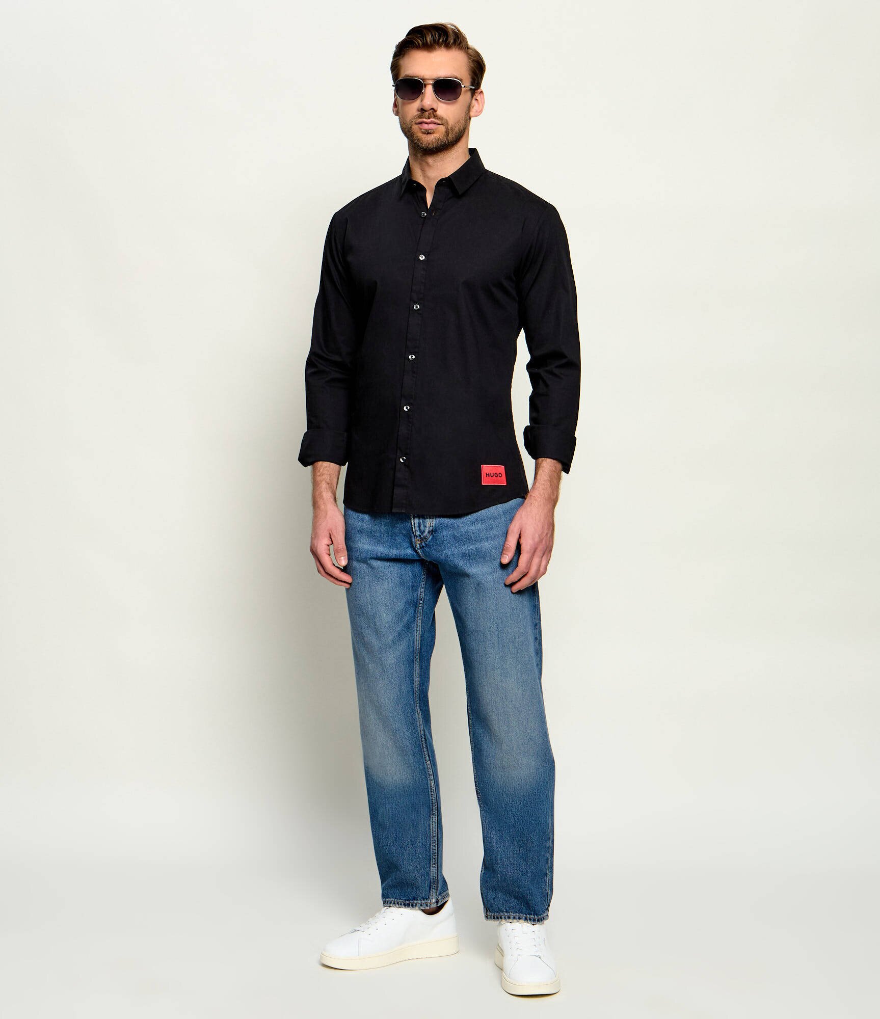 HUGO Koszula Ero3-W | Extra slim fit | stretch