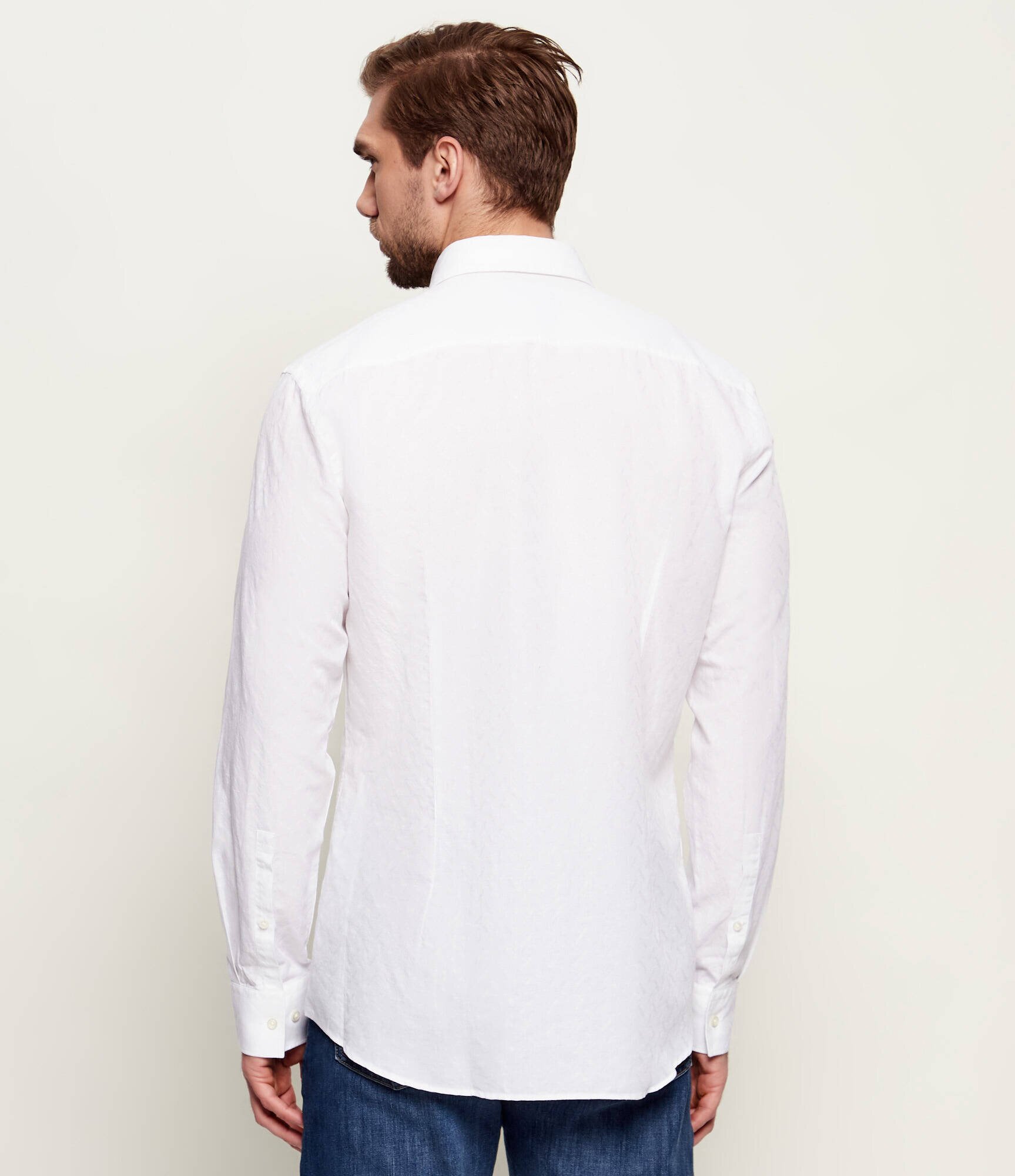 HUGO Cămașă Kenno | Slim Fit | cu adaos de in