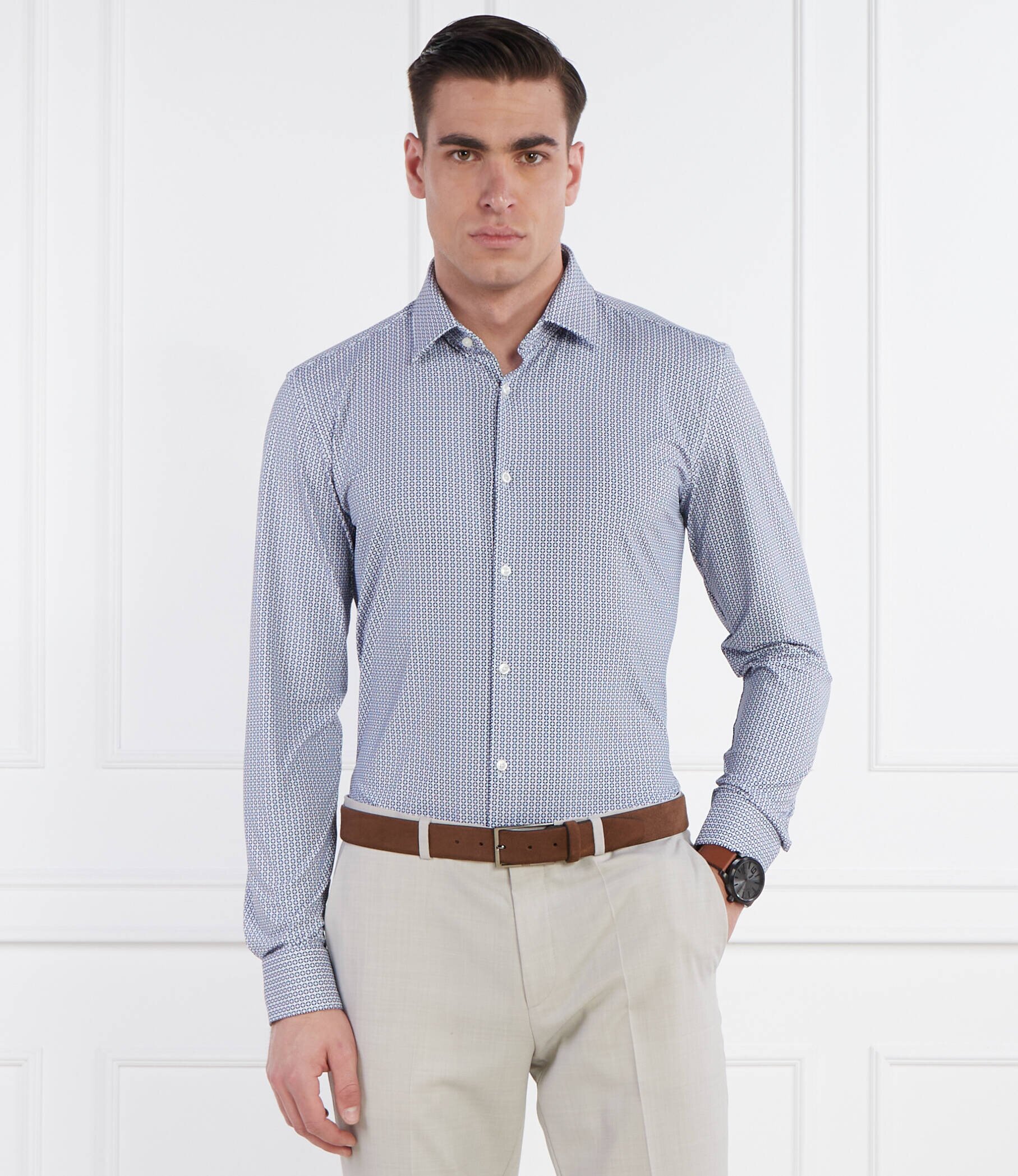 HUGO Cămașă Kenno | Slim Fit | stretch