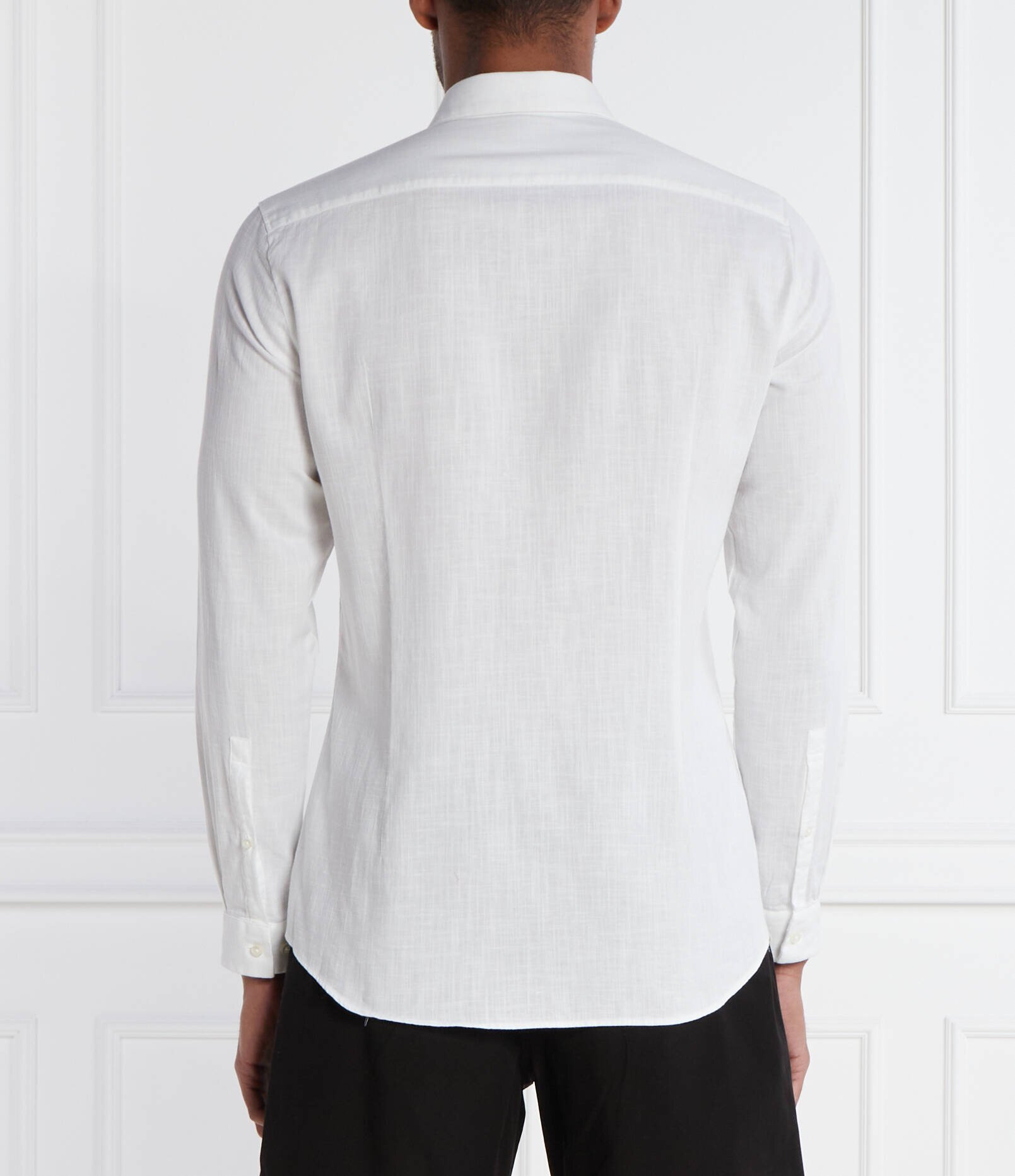 HUGO Cămașă Ketran | Slim Fit | cu adaos de in