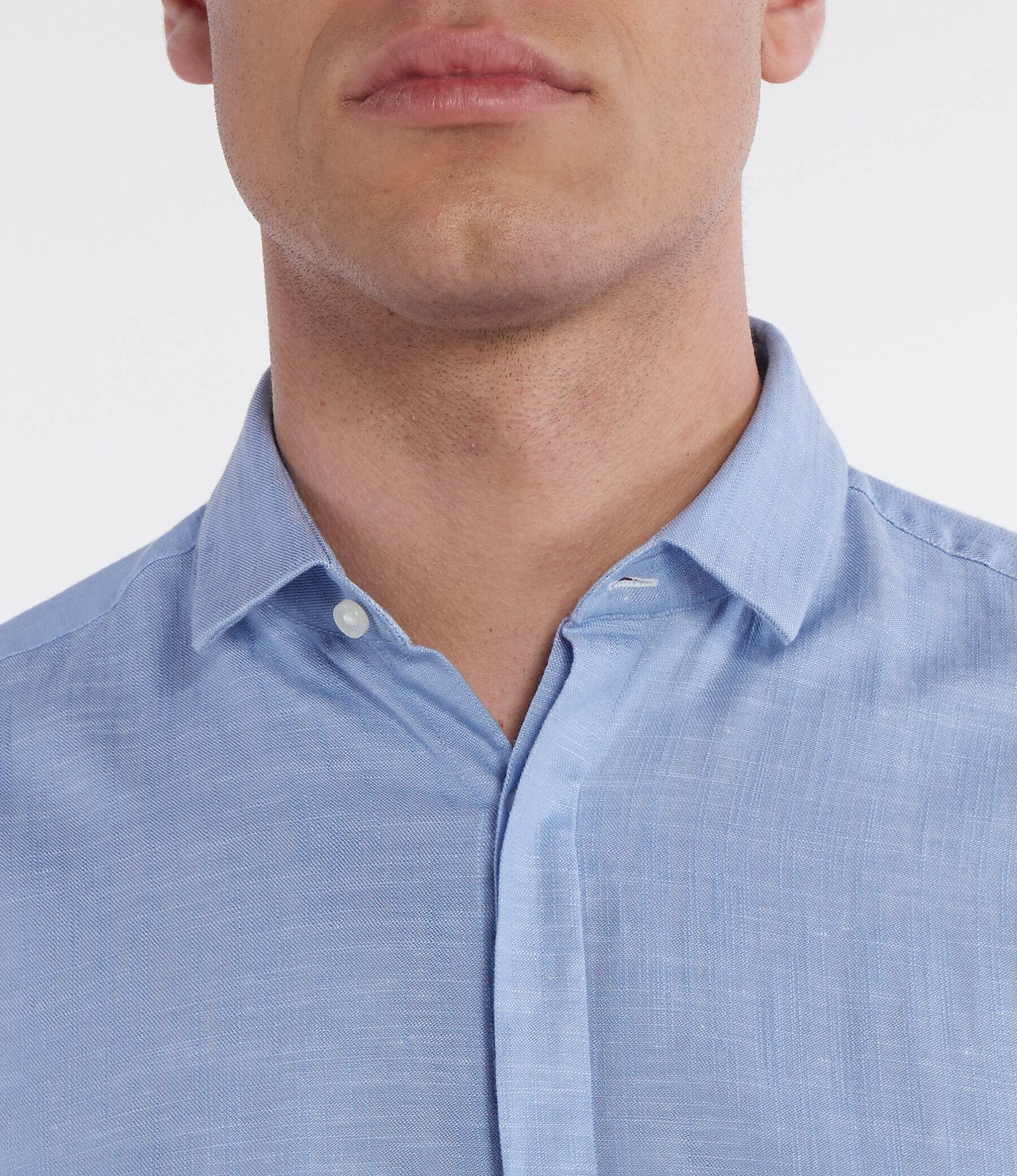 HUGO Cămașă Ketran | Slim Fit | cu adaos de in