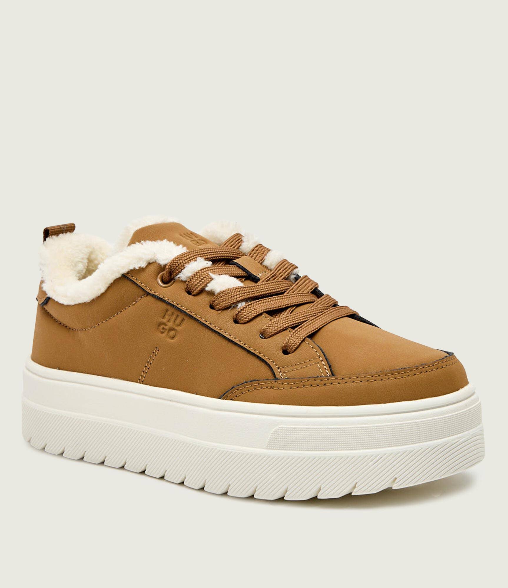 HUGO Căptușite sneakers Lyssa_Tenn_bpfr | shearling