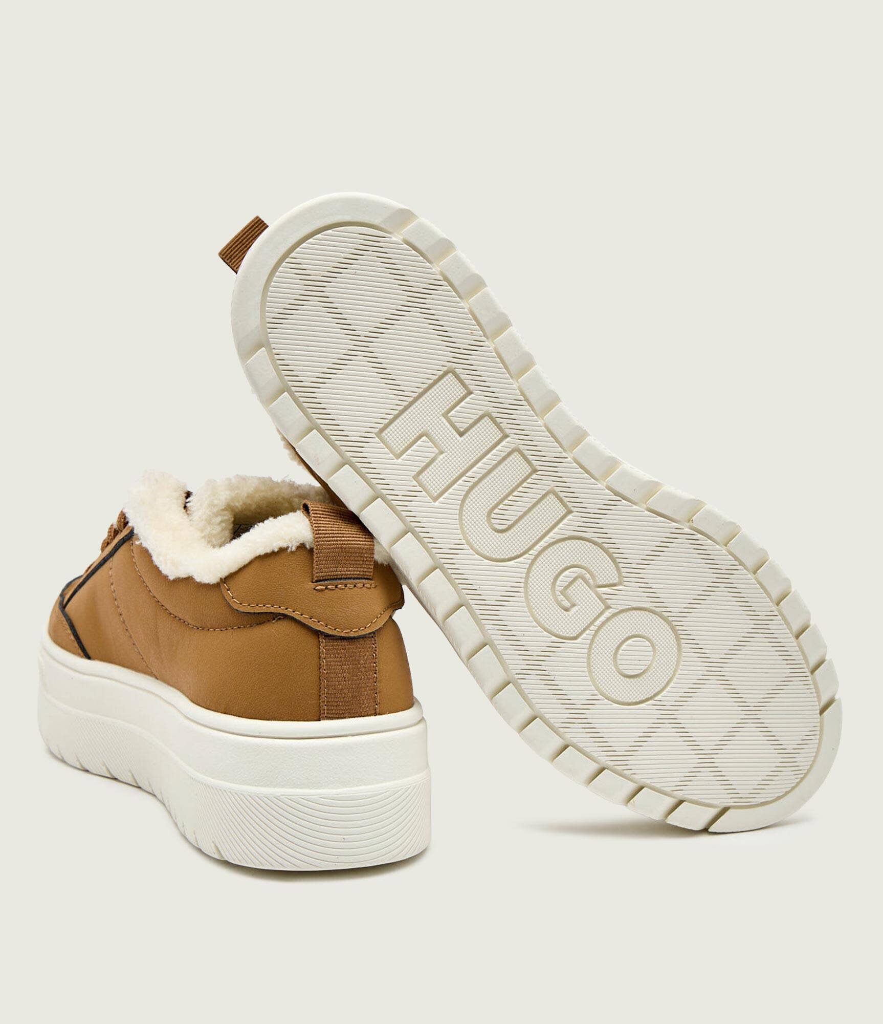 HUGO Căptușite sneakers Lyssa_Tenn_bpfr | shearling