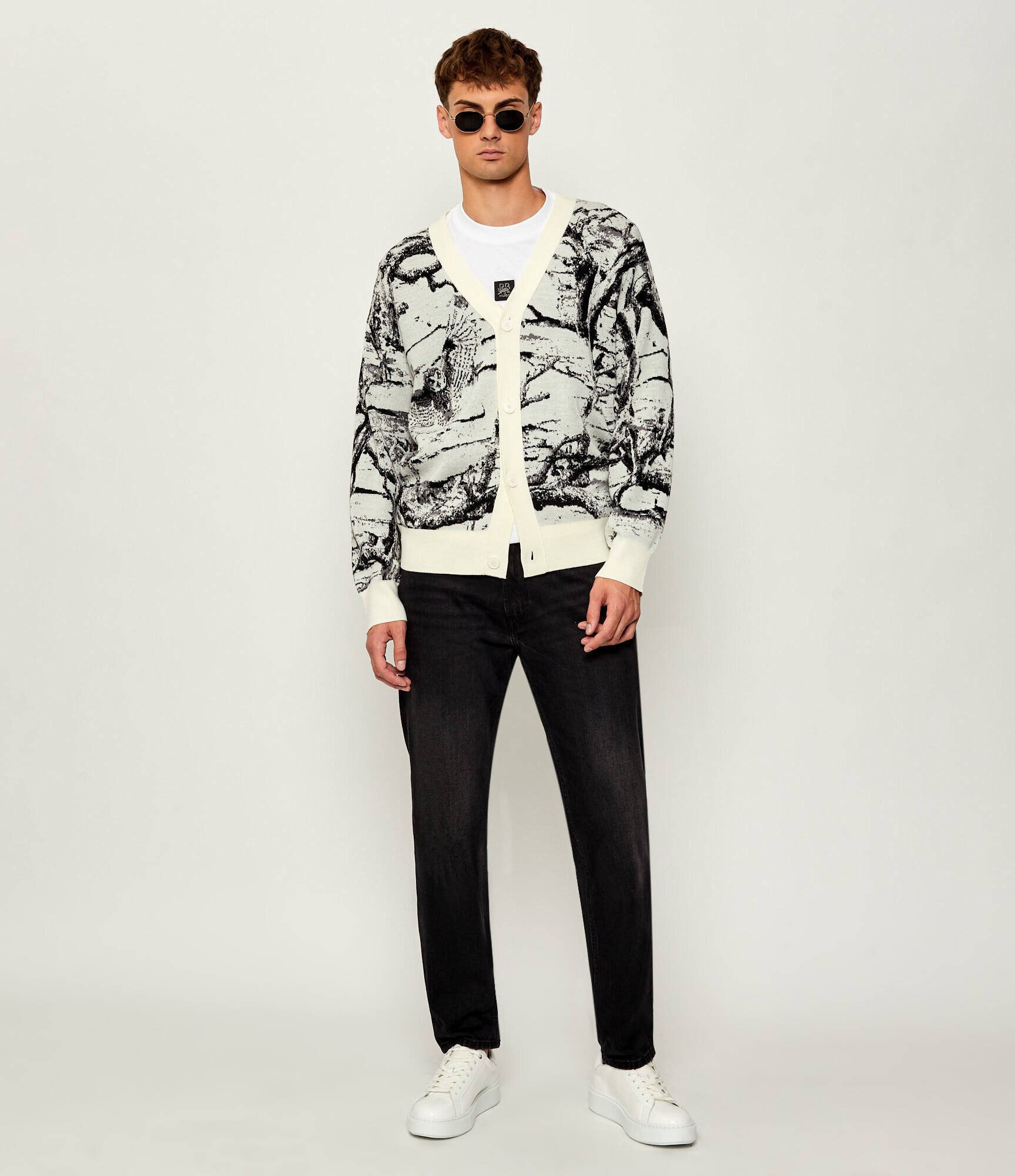 HUGO Cardigan Servot | Oversize fit cu adaos de lână