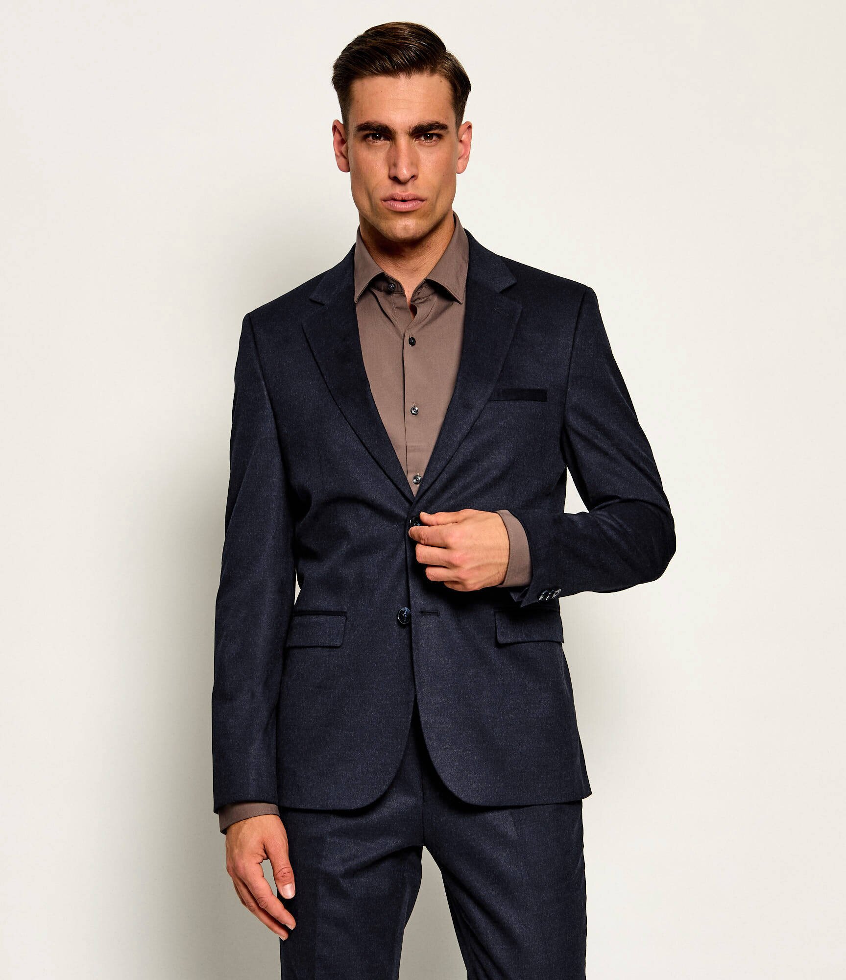 HUGO Costum Arti-Hesten253X | Extra slim fit cu adaos de lână