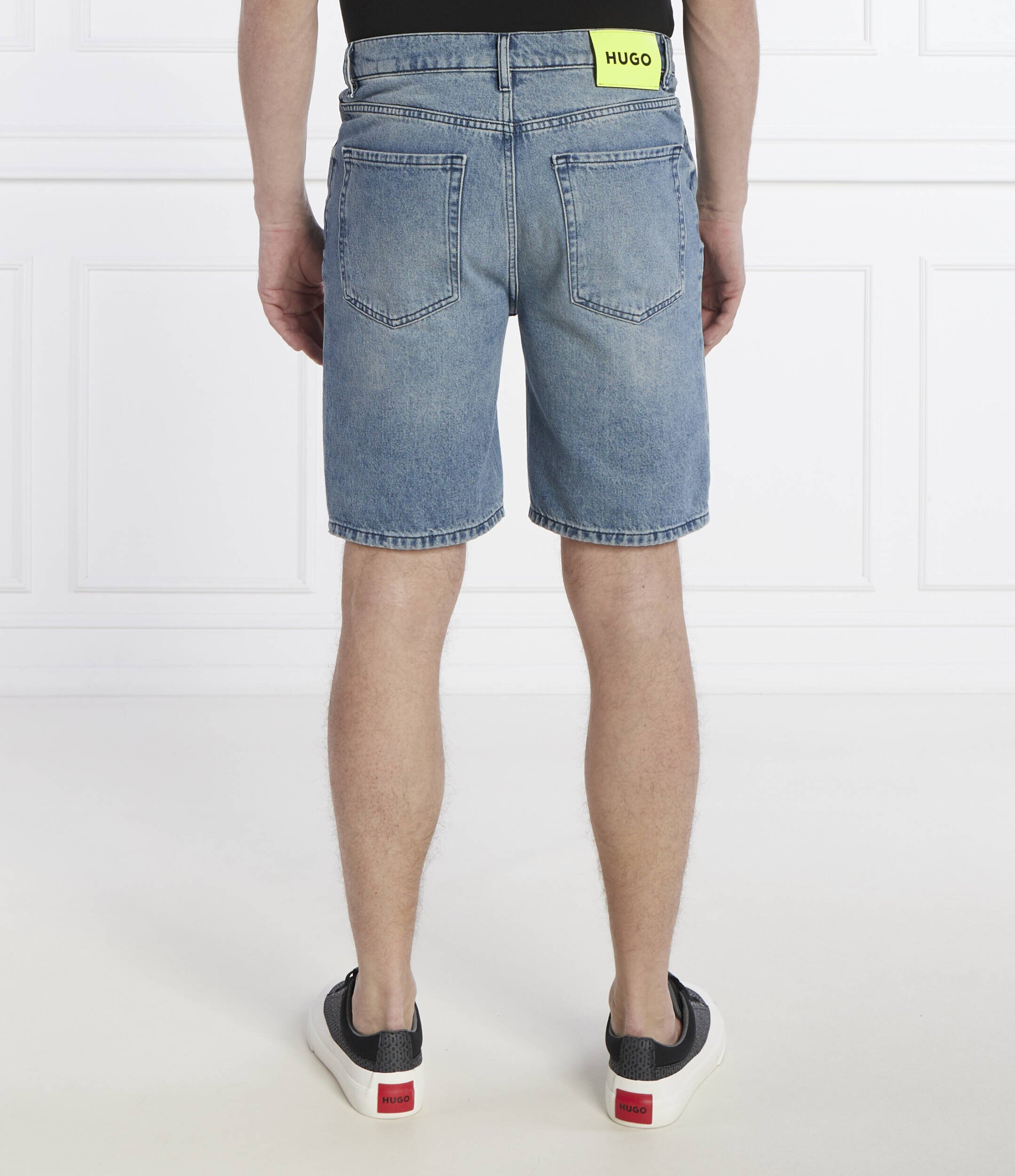 HUGO De blugi pantaloni scurți 446/S | Loose fit