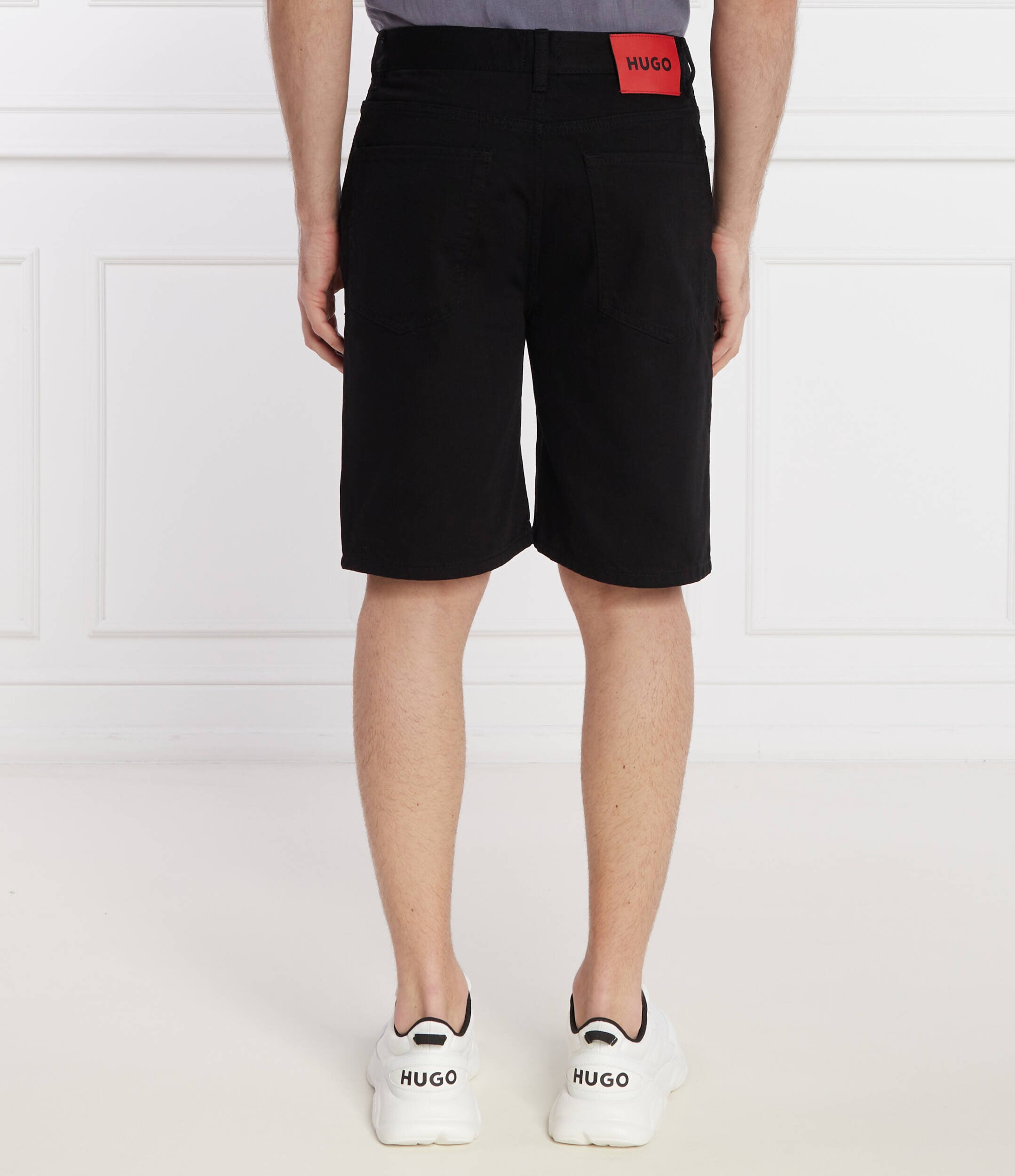 HUGO De blugi pantaloni scurți | Loose fit